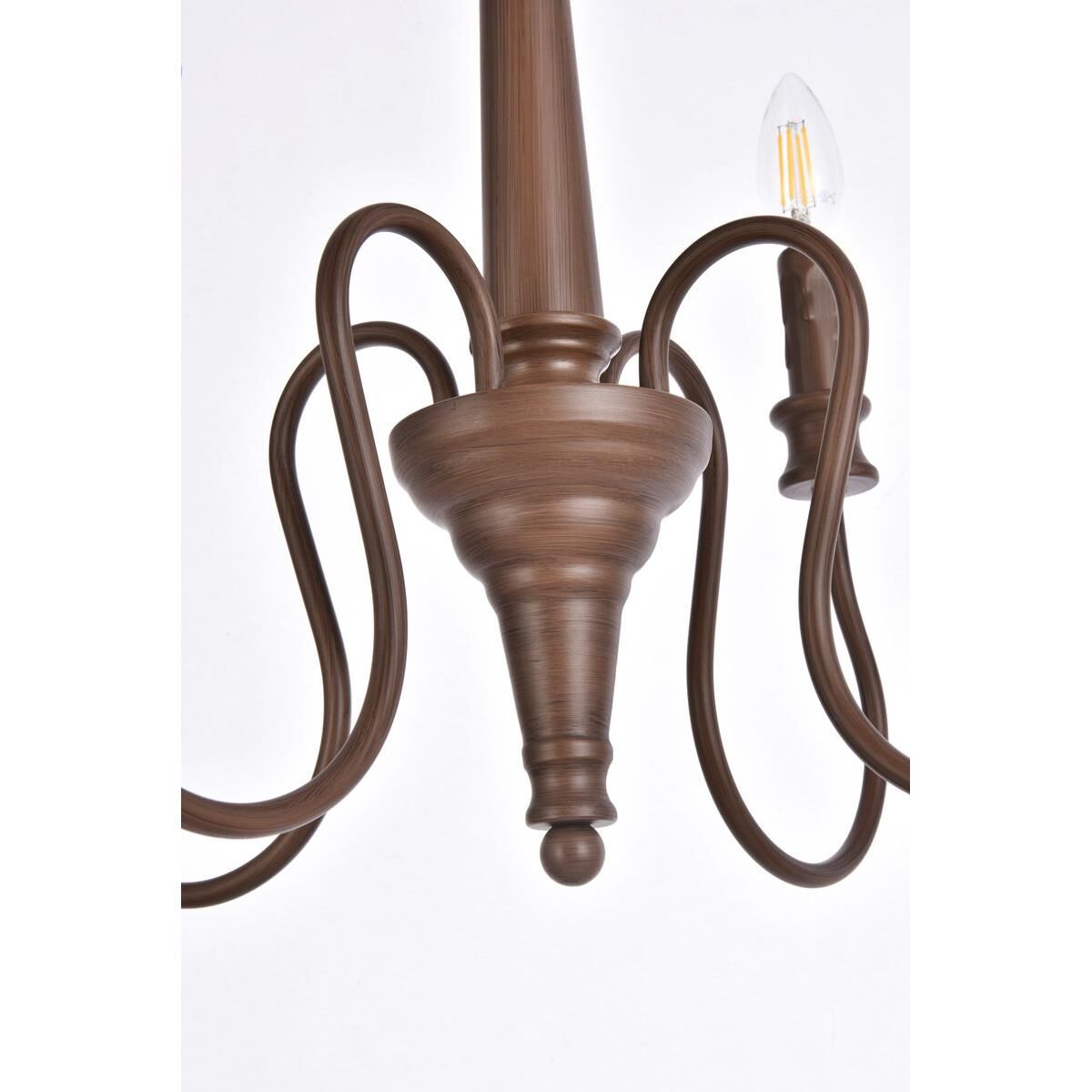 Flynx 17 Inch 4 Light Mini Chandelier by Elegant Lighting