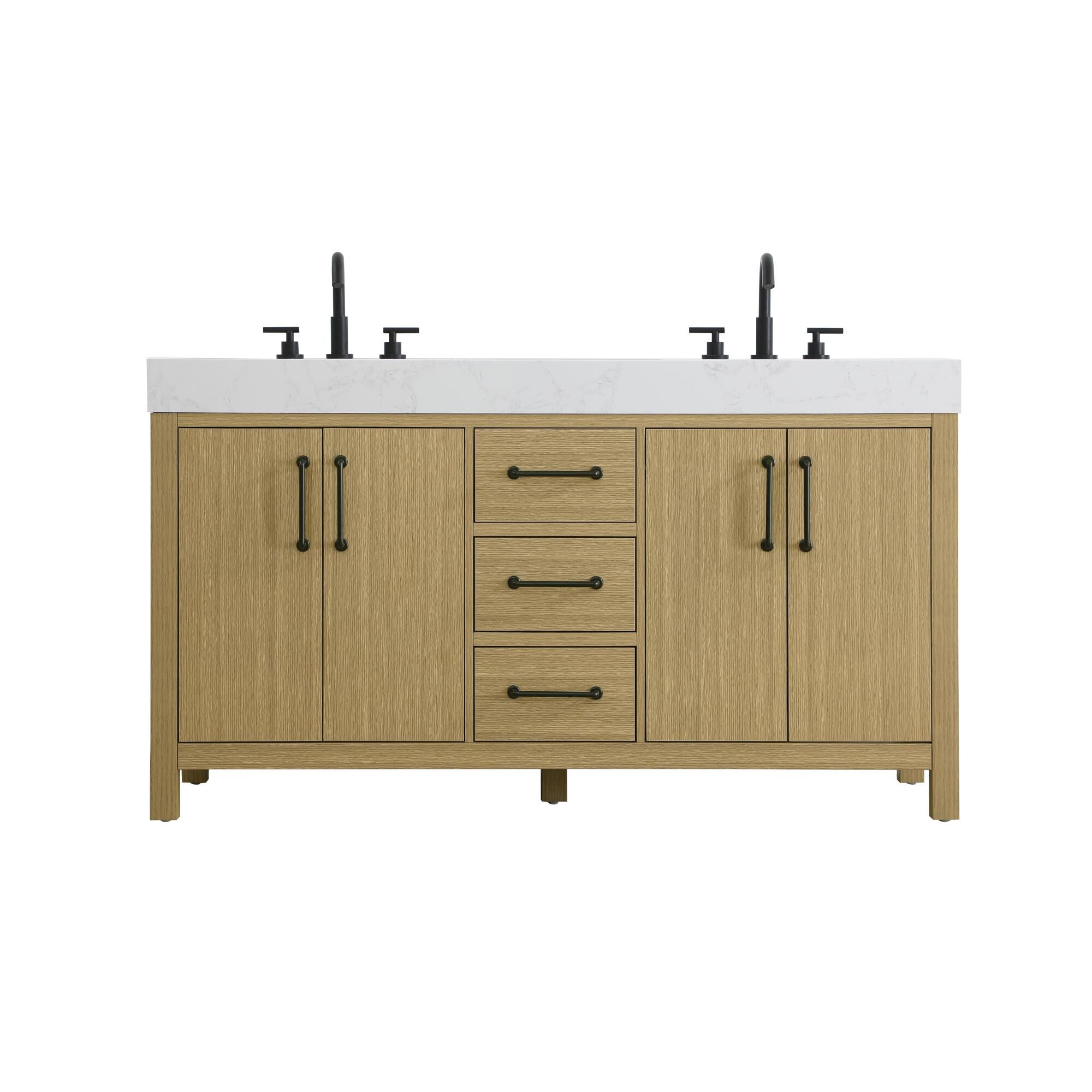 Nathan 60 Inch Bath Vanity by Elegant Dcor
