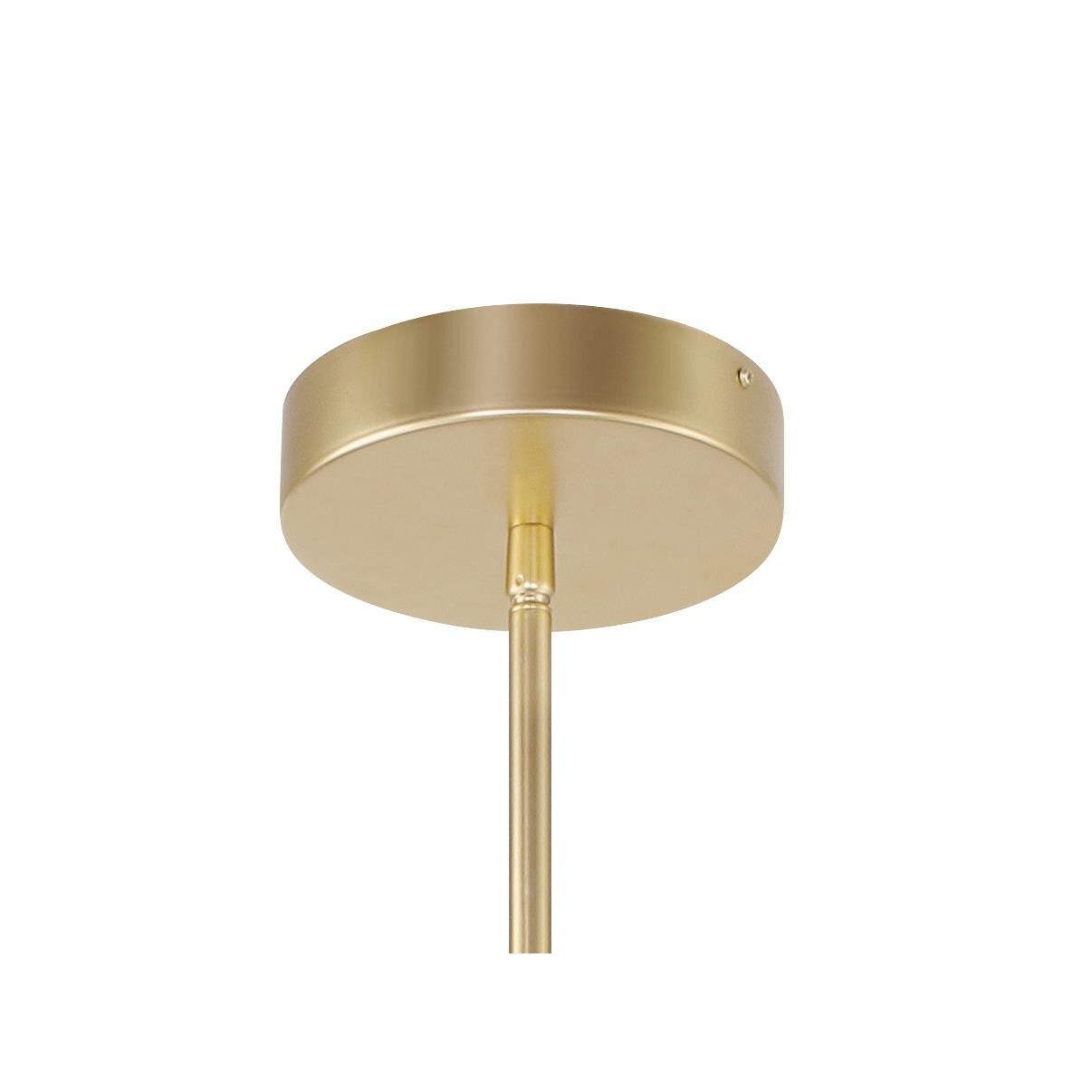 Shown in Lily Gold finish and Alabaster shade