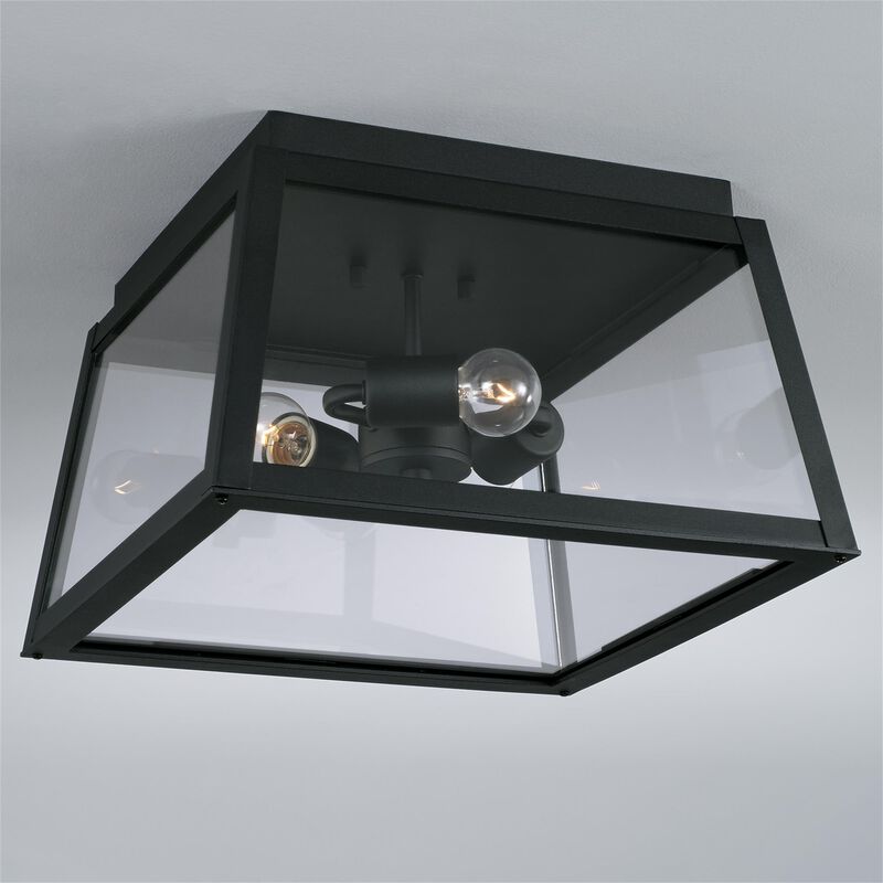 Leighton 14 Inch 3 Light Outdoor Flush Mount by Capital Lighting Fixture Company