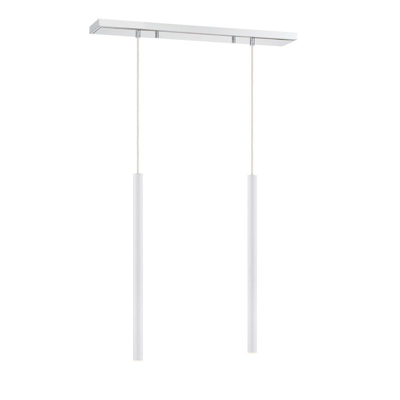 Forest 30 Inch 2 Light LED Linear Suspension Light by Z-Lite