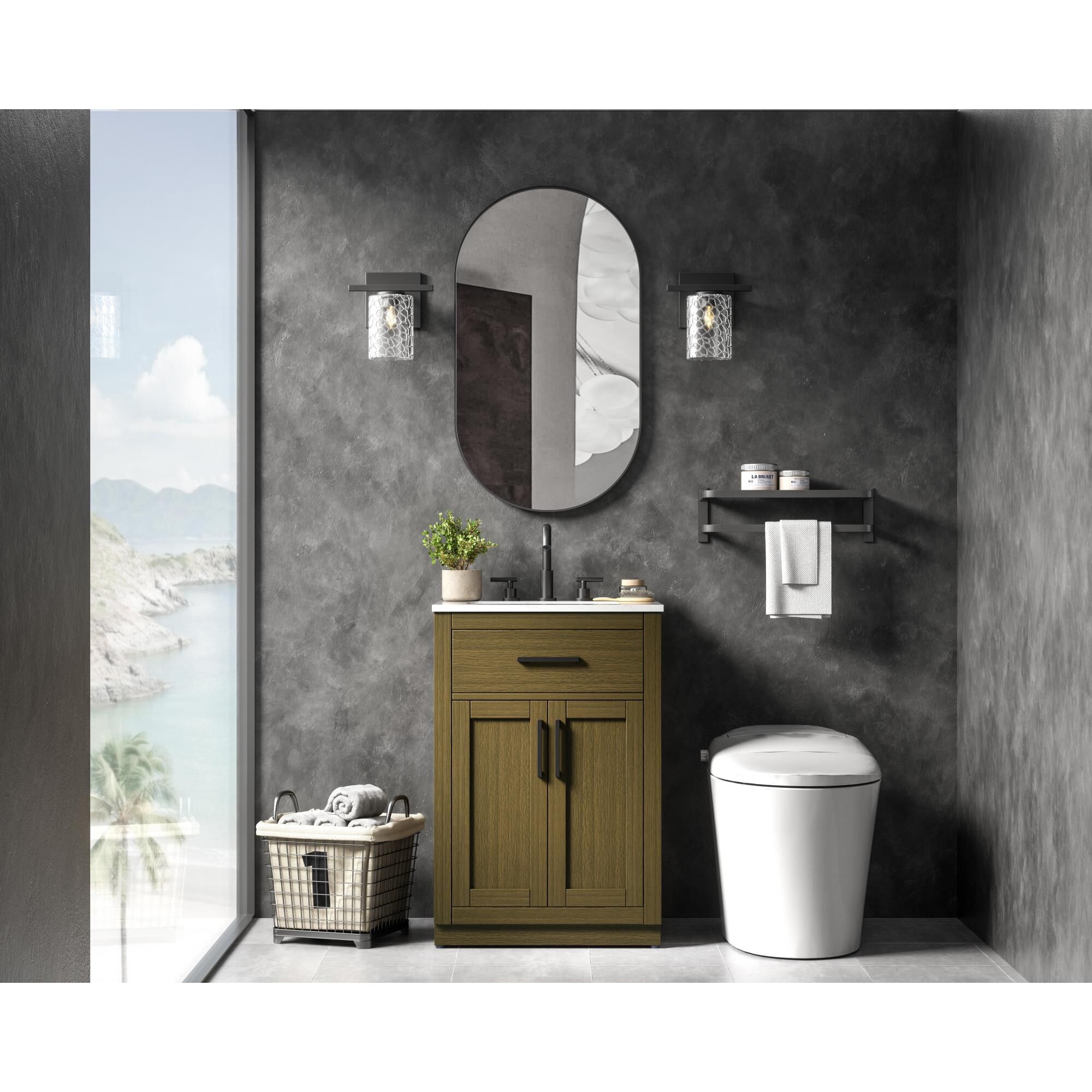 Alden 24 Inch Bath Vanity by Elegant Dcor