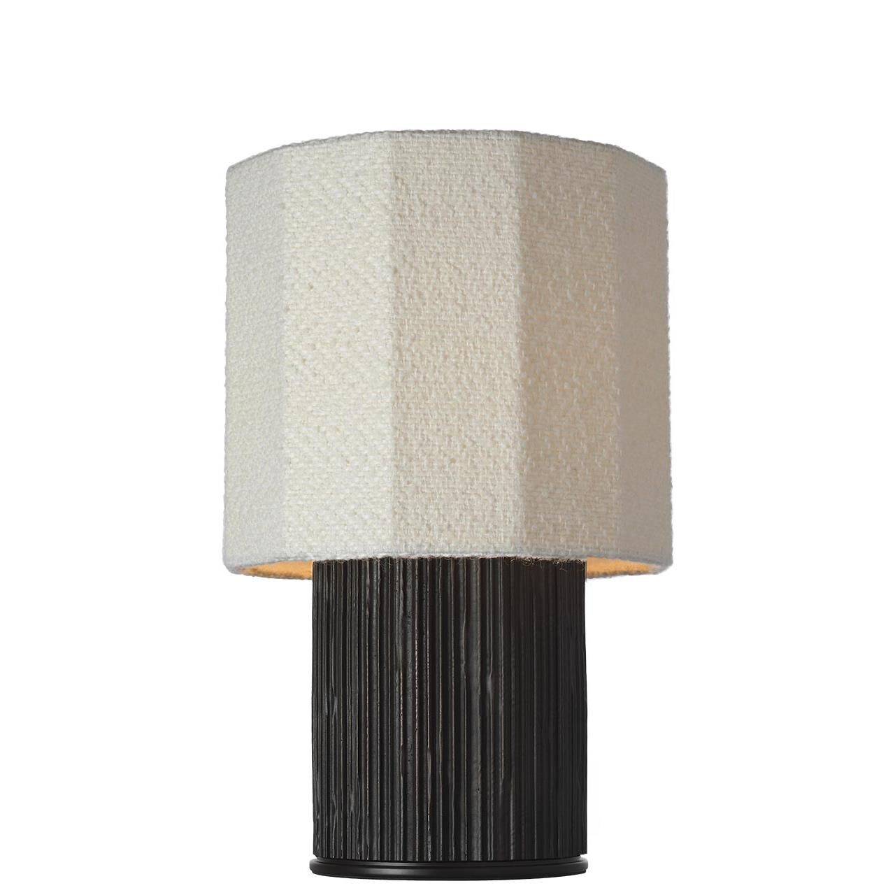 Shown in Ridged Carbon finish and Decorative Boucle shade