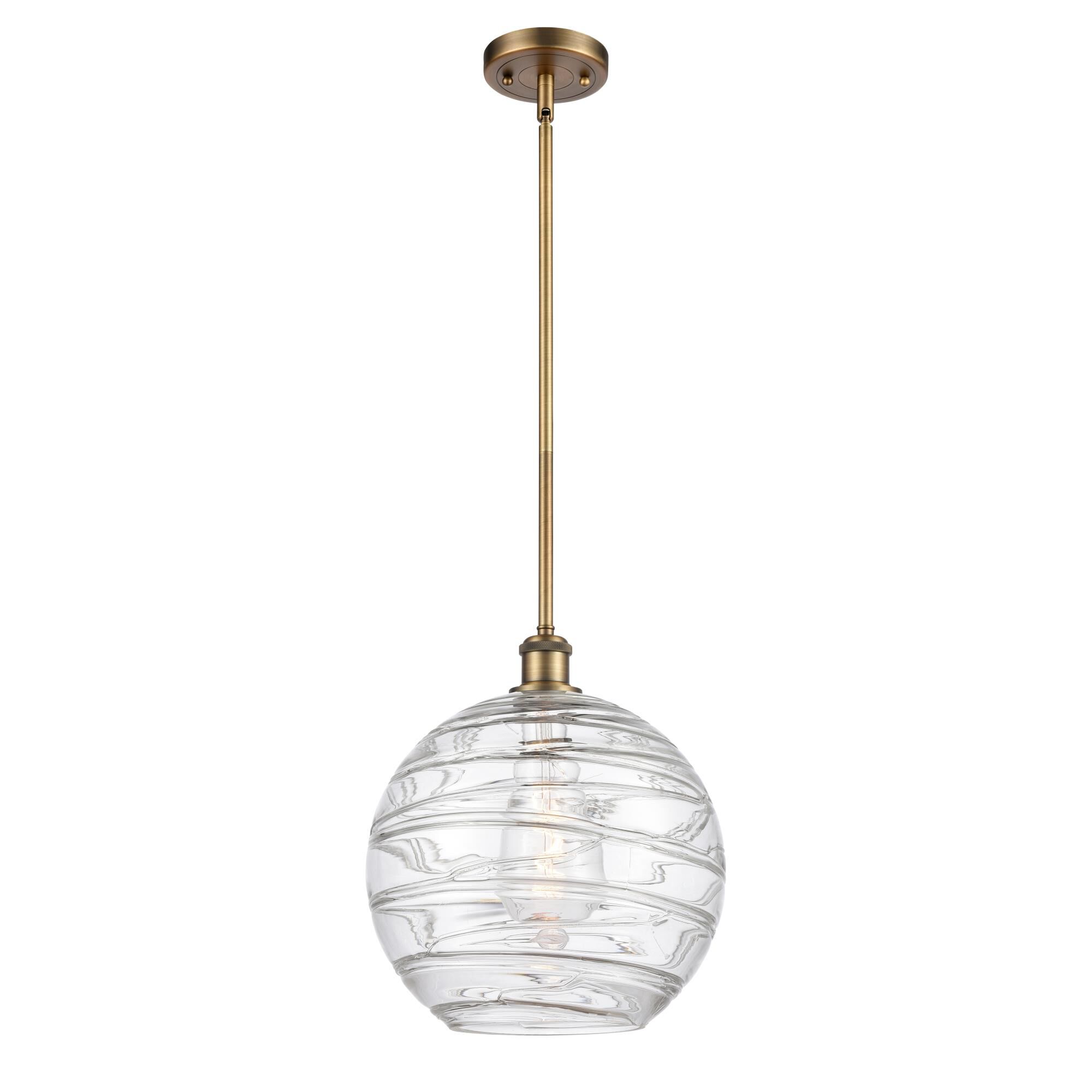 Bruno Marashlian Athens Deco Swirl 12 Inch Mini Pendant by Innovations Lighting