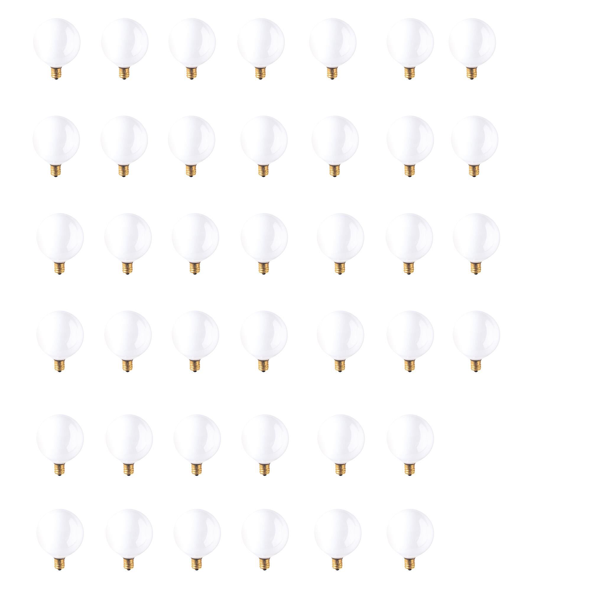 25 Watt 2100K G16.5 Incandescent Light Bulb by Bulbrite