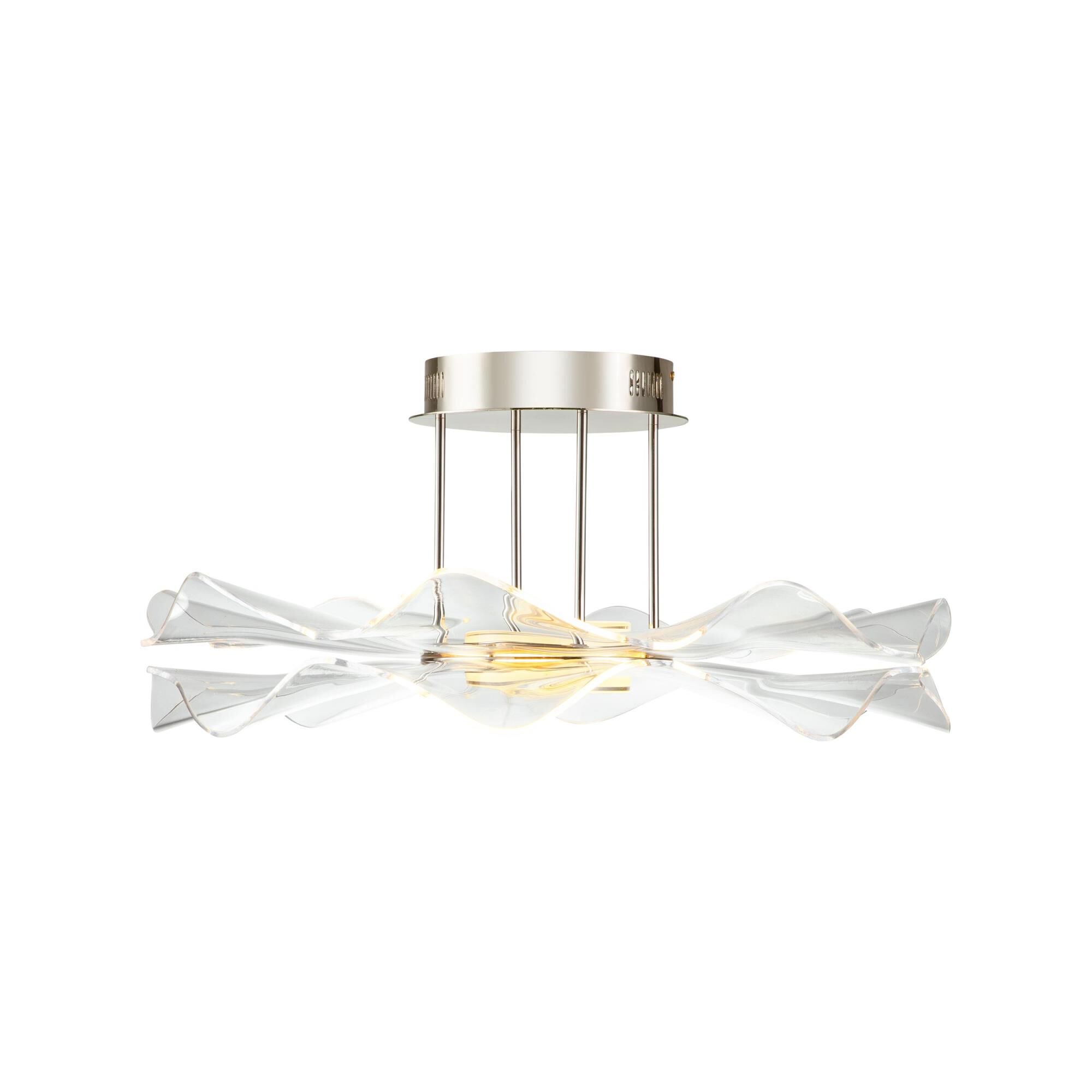 Vetrina 23 Inch Semi Flush Mount by Golden Lighting