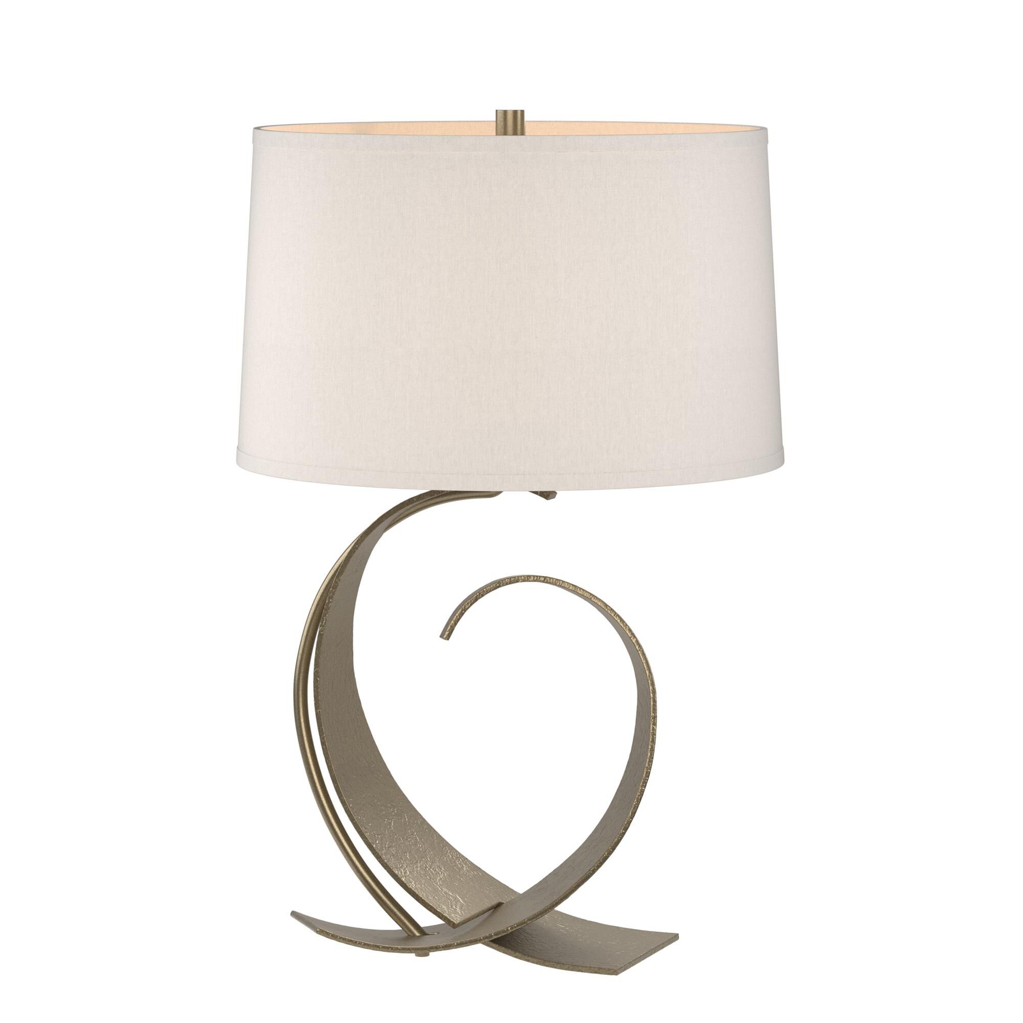 Shown in Soft Gold finish and Flax shade