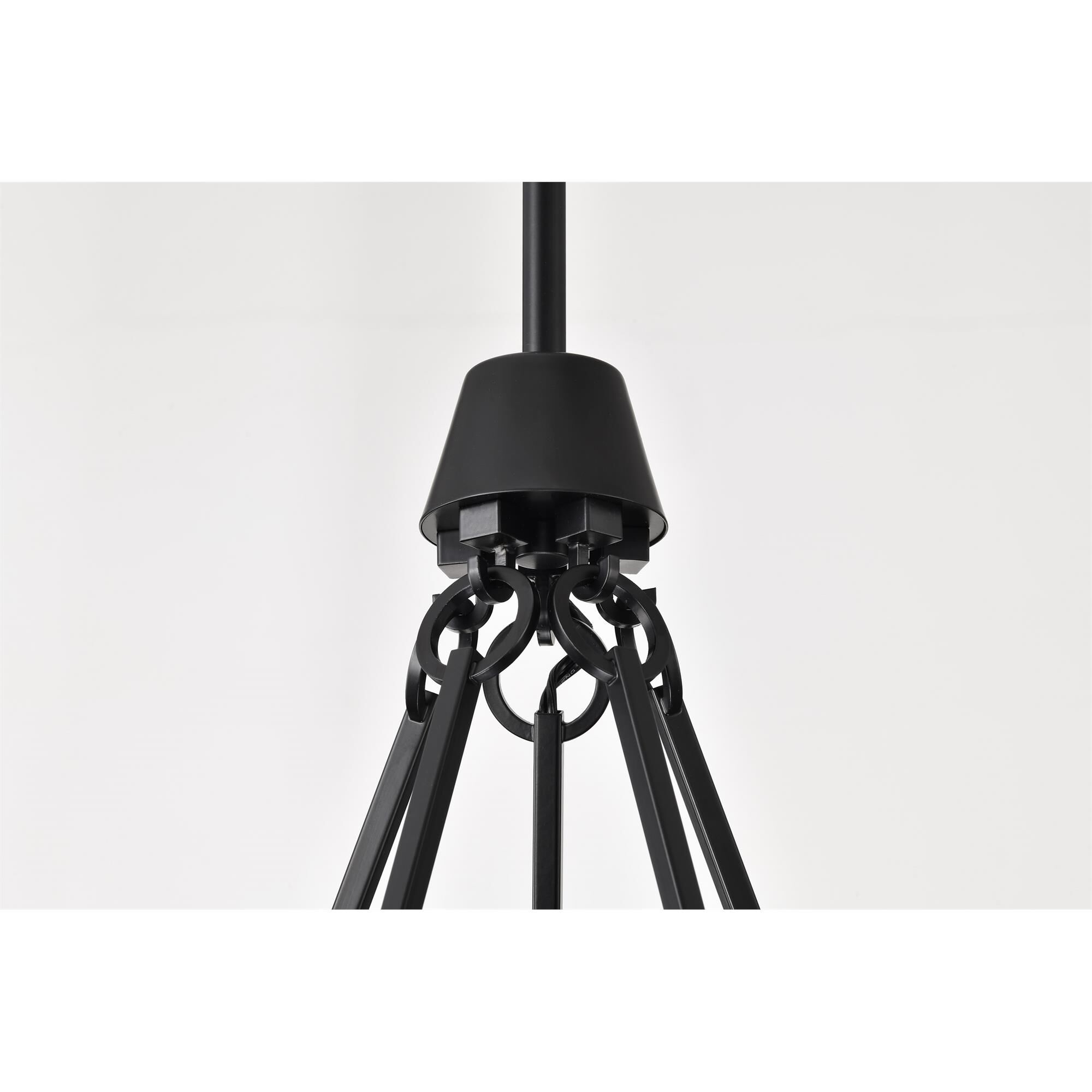 Shown in Black finish and Hammered glass