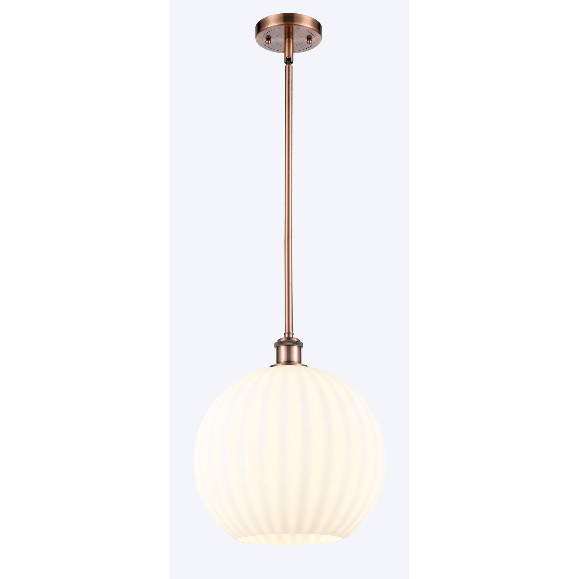 White Venetian Large Pendant by Innovations Lighting