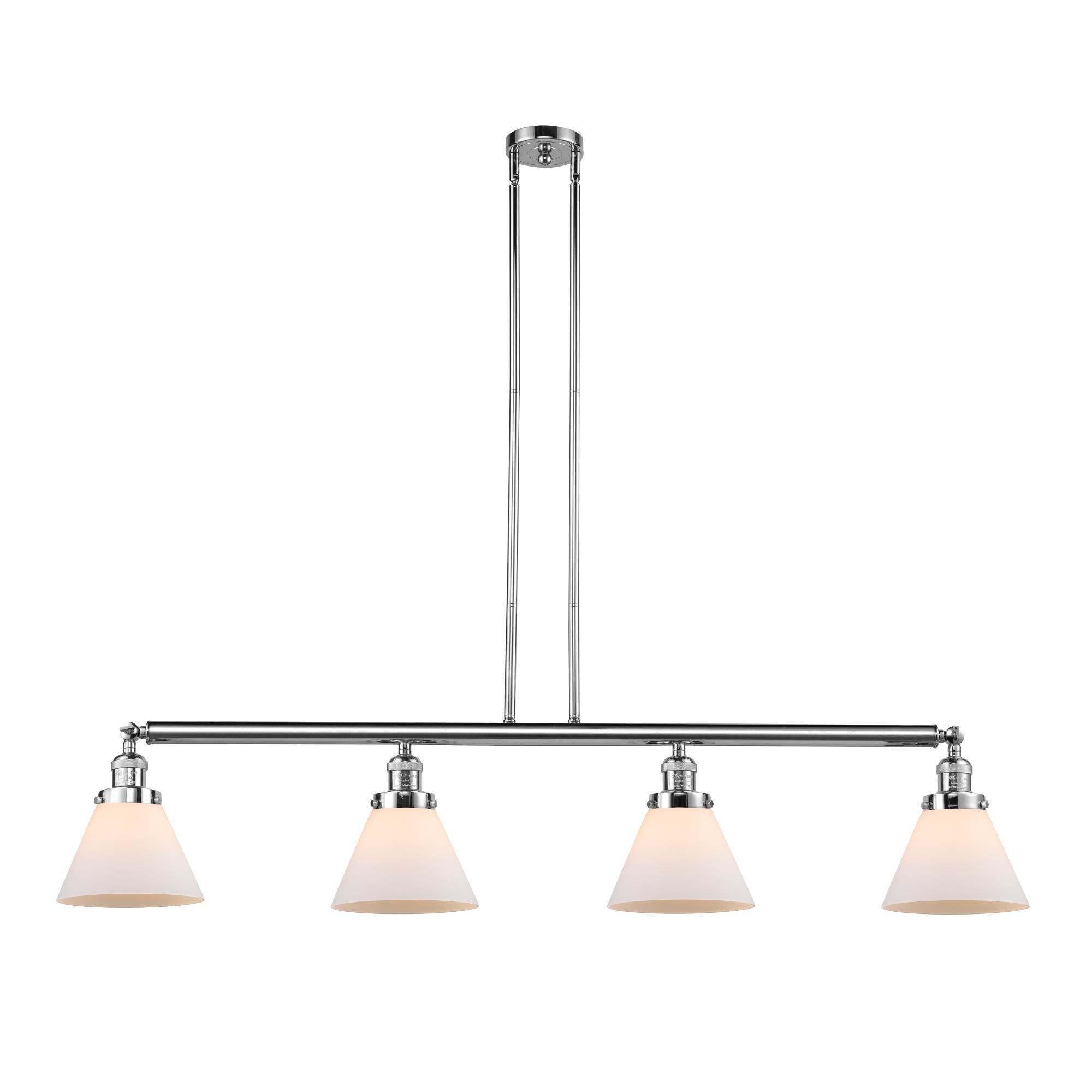 Bruno Marashlian Large Cone 52 Inch 4 Light Linear Suspension Light by Innovations Lighting