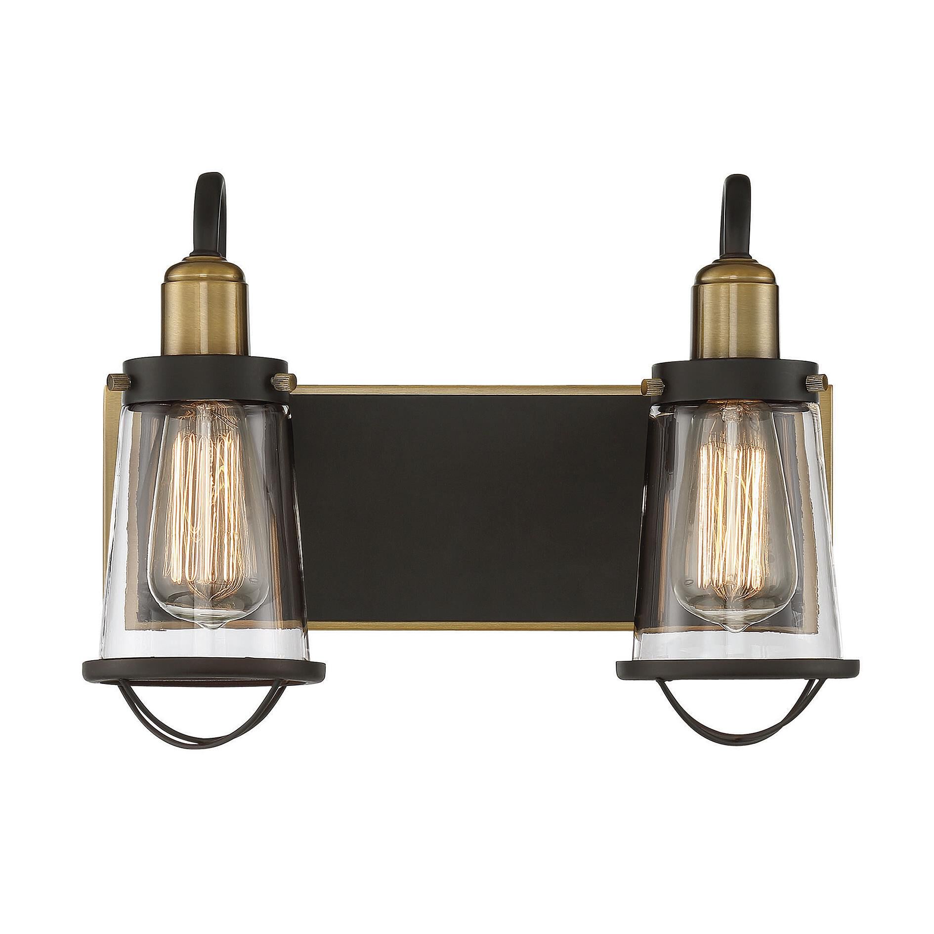 Lansing 13 Inch 2 Light Bath Vanity Light by Savoy House