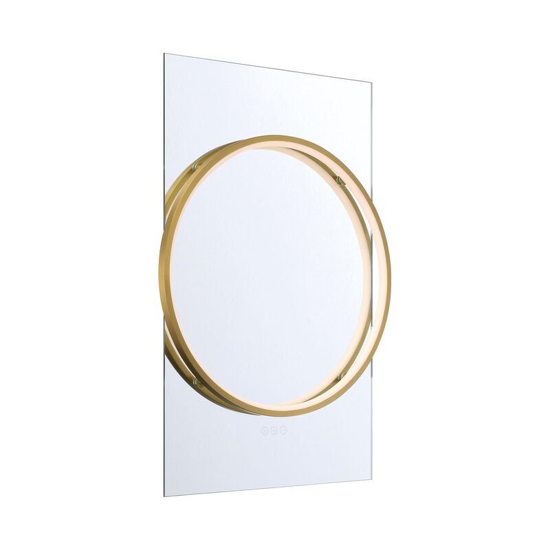 Trails 36 Inch LED Lighted Mirror by Eurofase Lighting