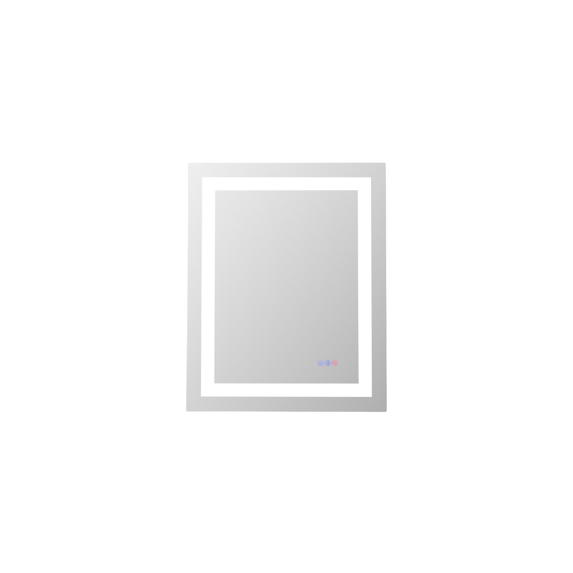 Riven 30 Inch LED Lighted Mirror by Elegant Dcor