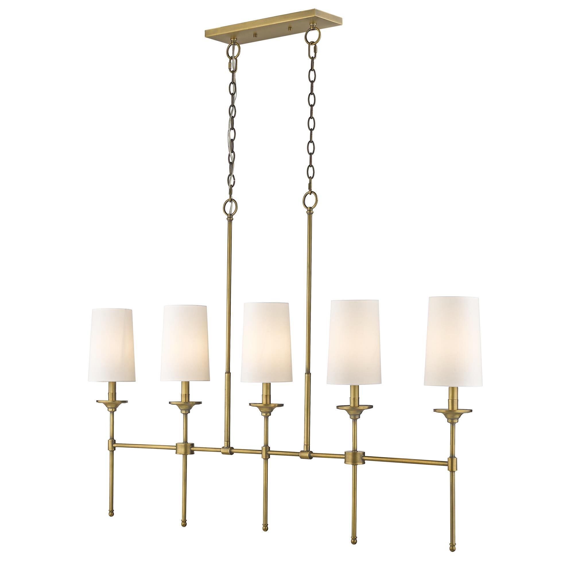 Shown in Rubbed Brass finish and Cloth Cover glass and Cloth Cover shade
