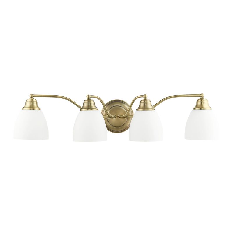 Somerville 30 Inch 4 Light Bath Vanity Light by Livex Lighting
