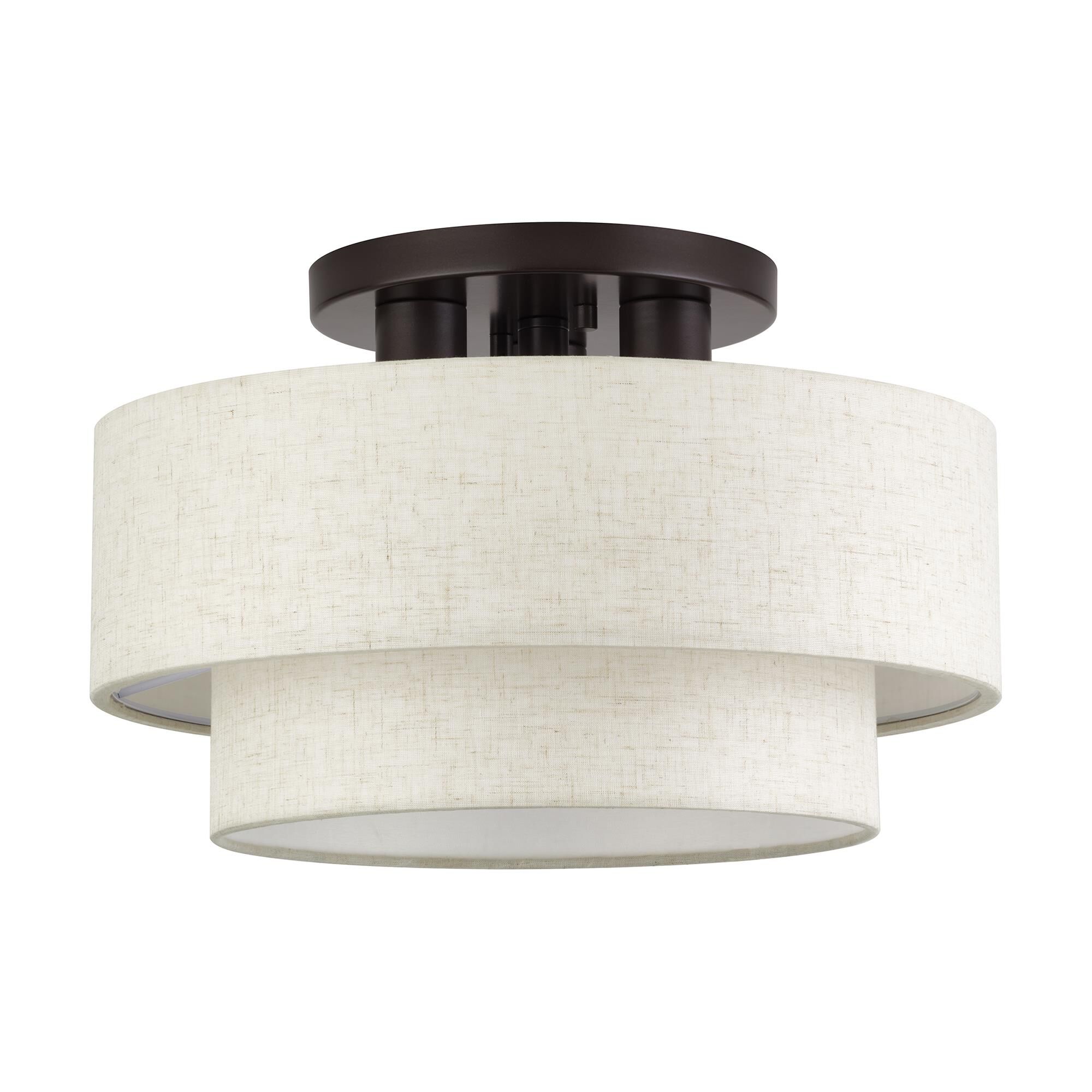 Manorwood 15 Inch Semi Flush Mount by Livex Lighting