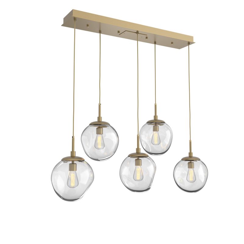 Levi Wilson Nebula 42 Inch 5 Light Linear Suspension Light by Hammerton Studio