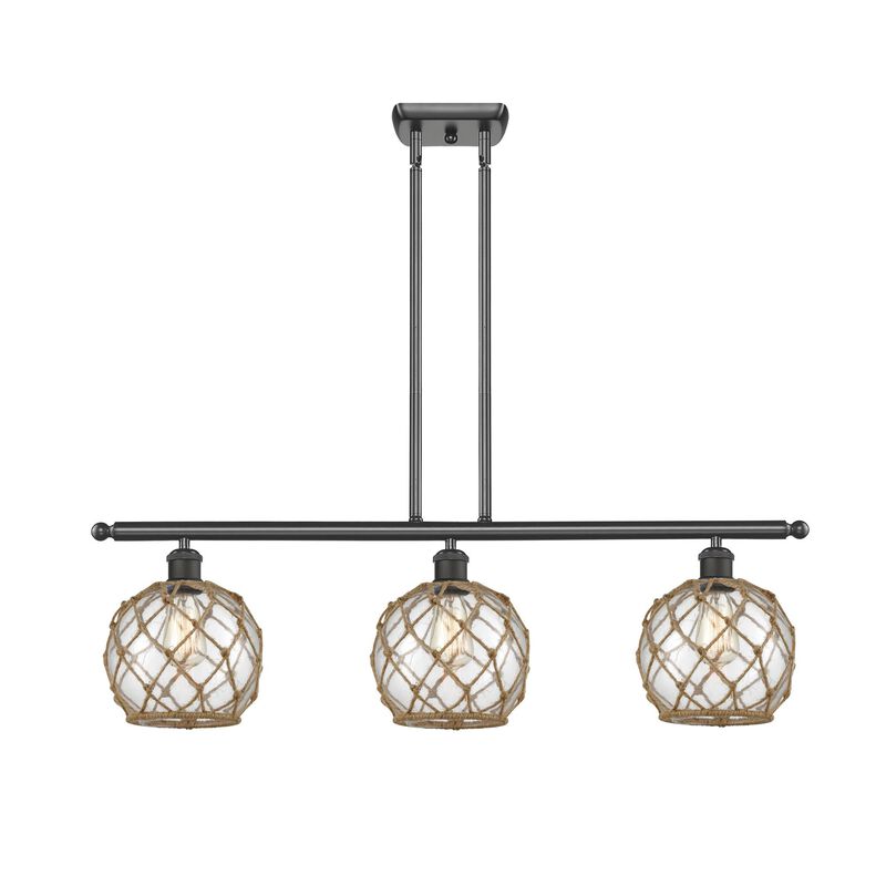 Bruno Marashlian Farmhouse Rope 36 Inch Linear Suspension Light by Innovations Lighting