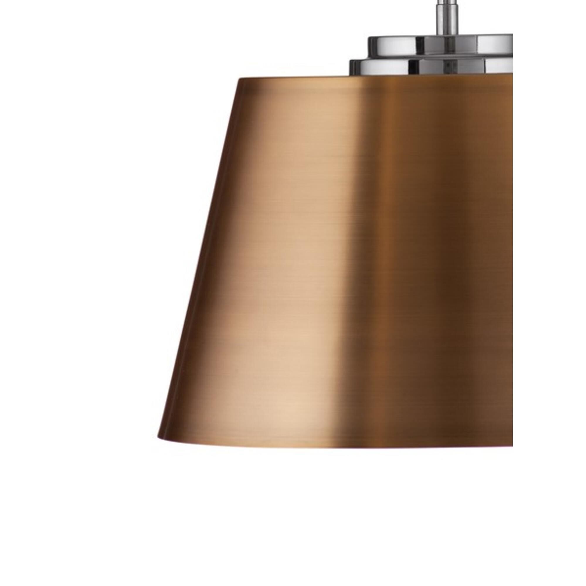 Shown in Brass - Chrome finish