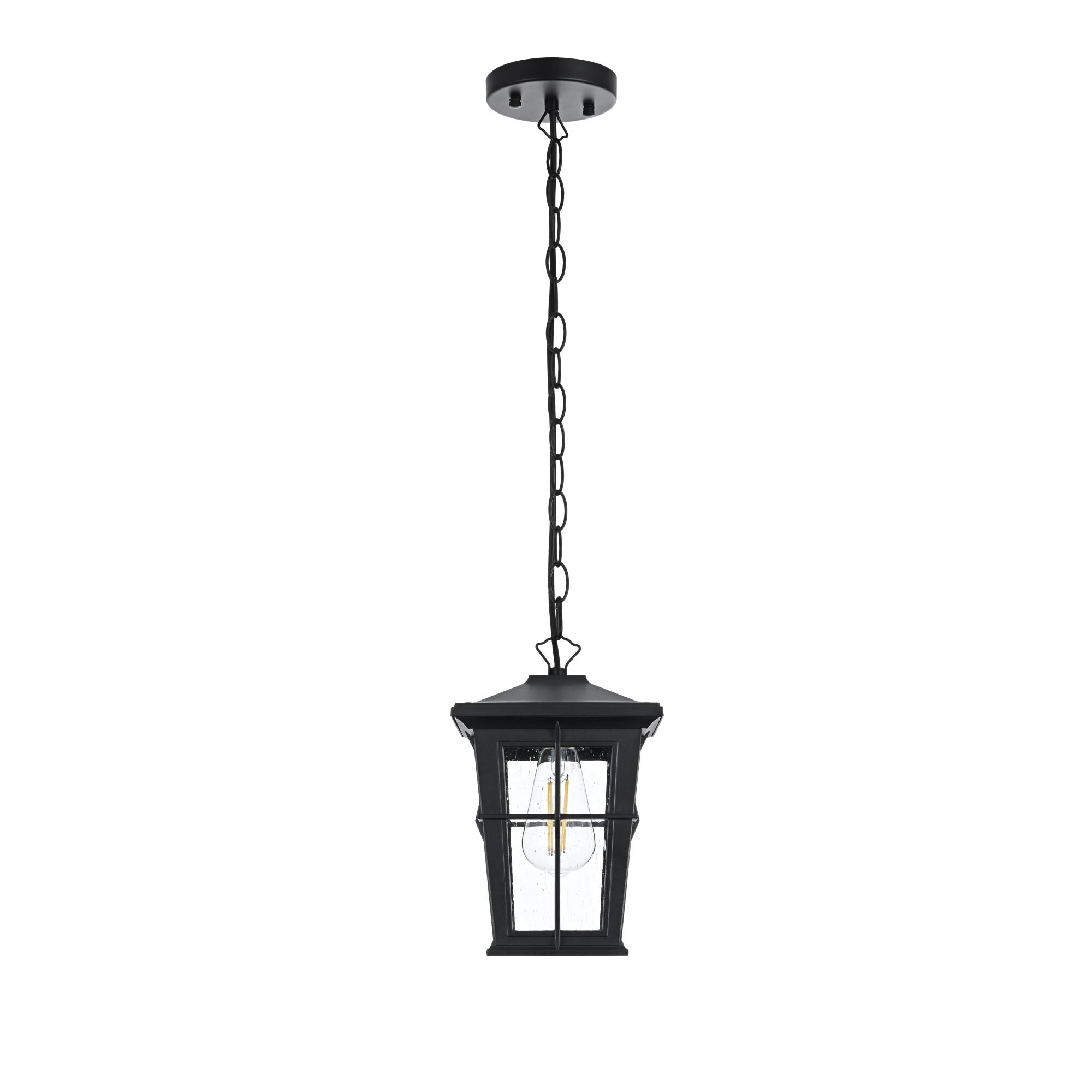 Bodine 7 Inch Outdoor Hanging Lantern by Elegant Lighting