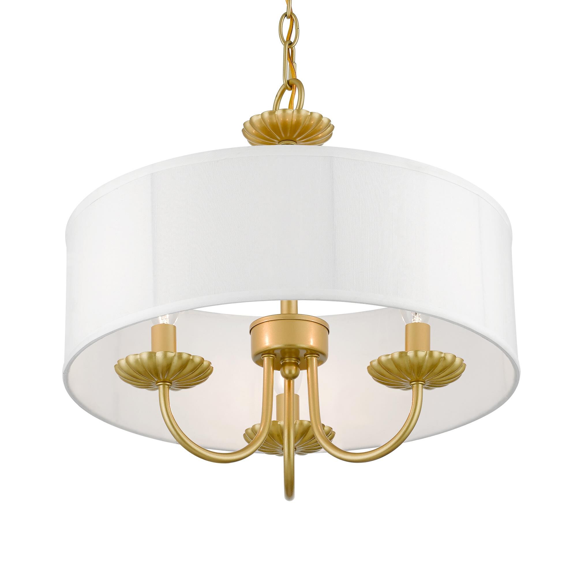 Brookdale 3 Light Mini Chandelier by Livex Lighting