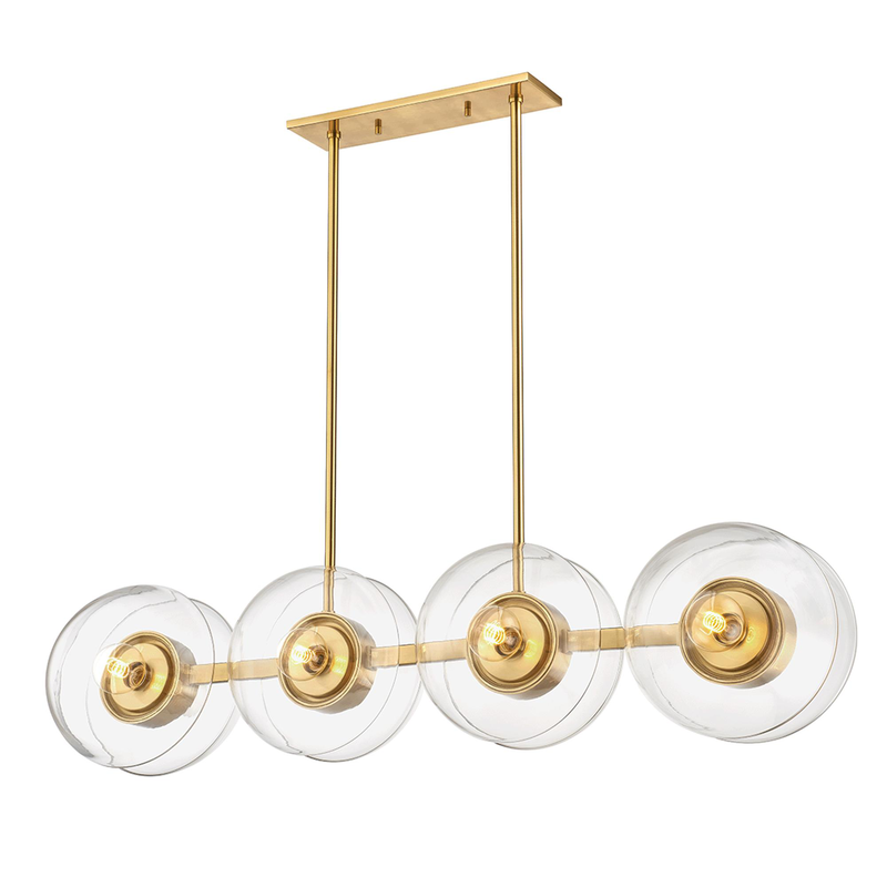 Kert Medium Linear Chandelier by Hudson Valley Lighting