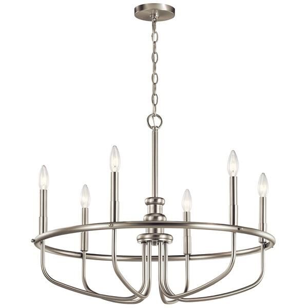 Capitol Hill 28 Inch 6 Light Chandelier by Kichler Lighting