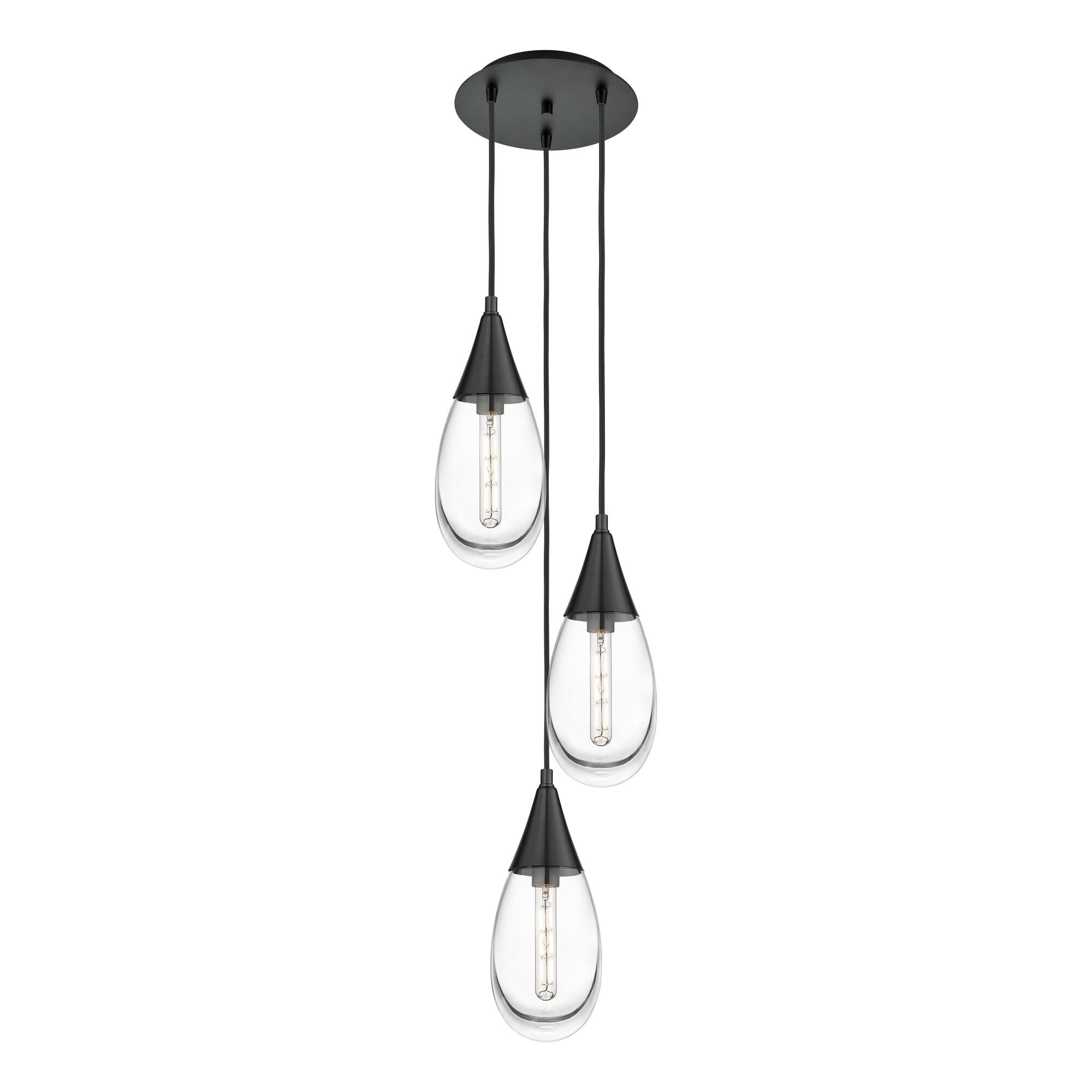 Bruno Marashlian Malone 13 Inch 3 Light Multi Light Pendant by Innovations Lighting