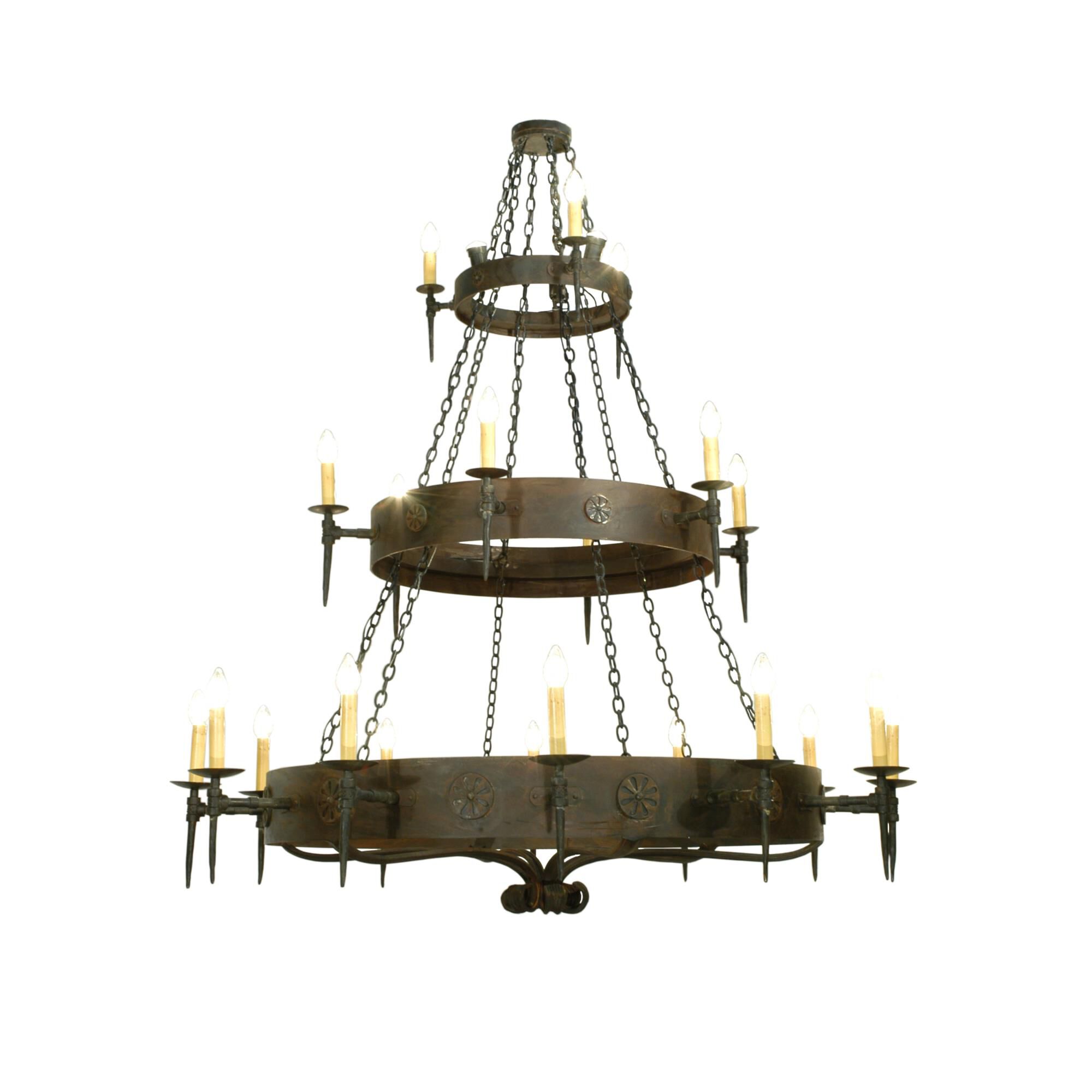 Warwick 72 Inch 21 Light Chandelier by Meyda Lighting