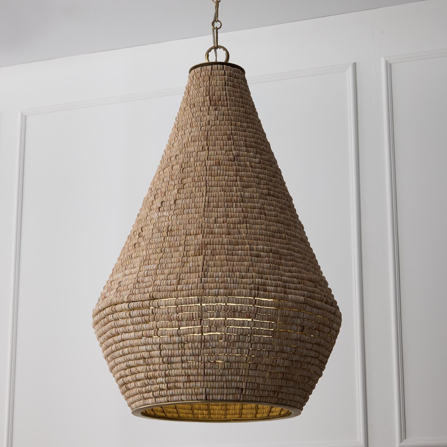 Shown in Light Fawn And Matte Brass finish and White  Globe glass