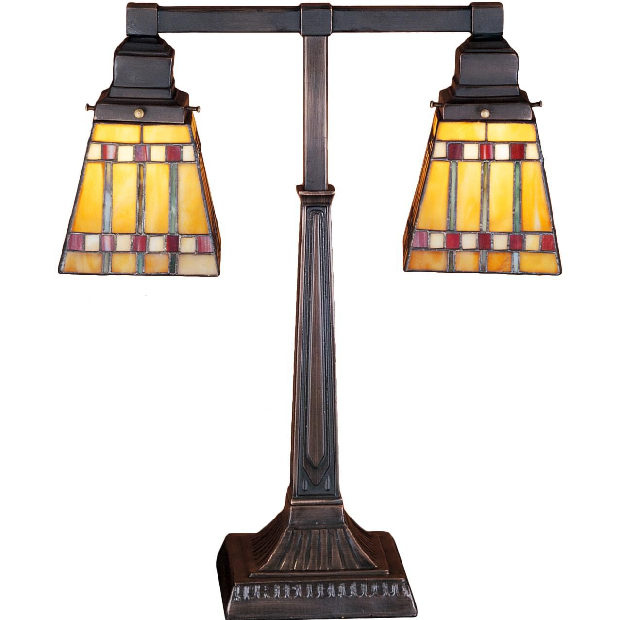 Shown with Chili Red-Bronzed Jade-Maize Gold glass