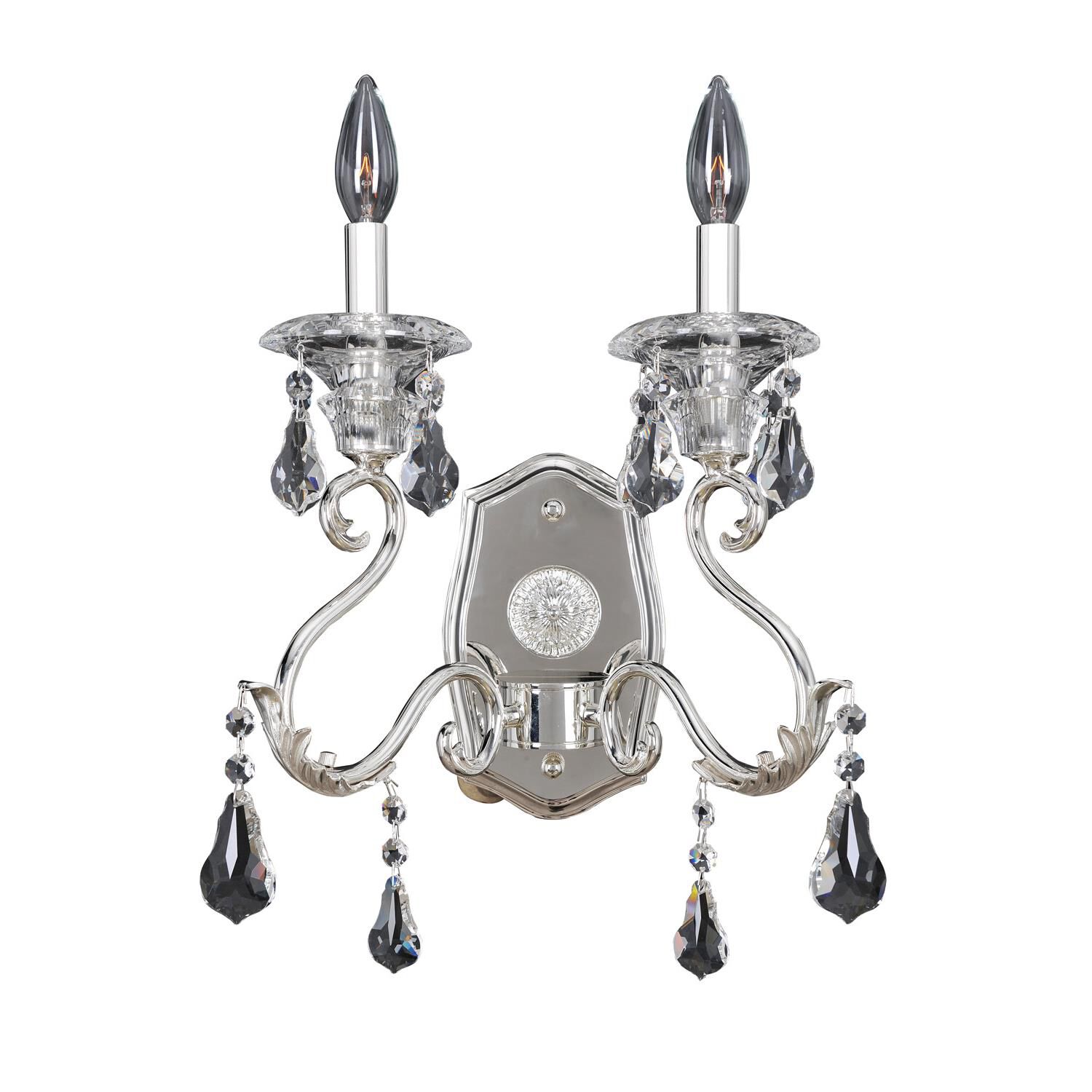 Shown in Silver finish and Firenze Clear crystal 