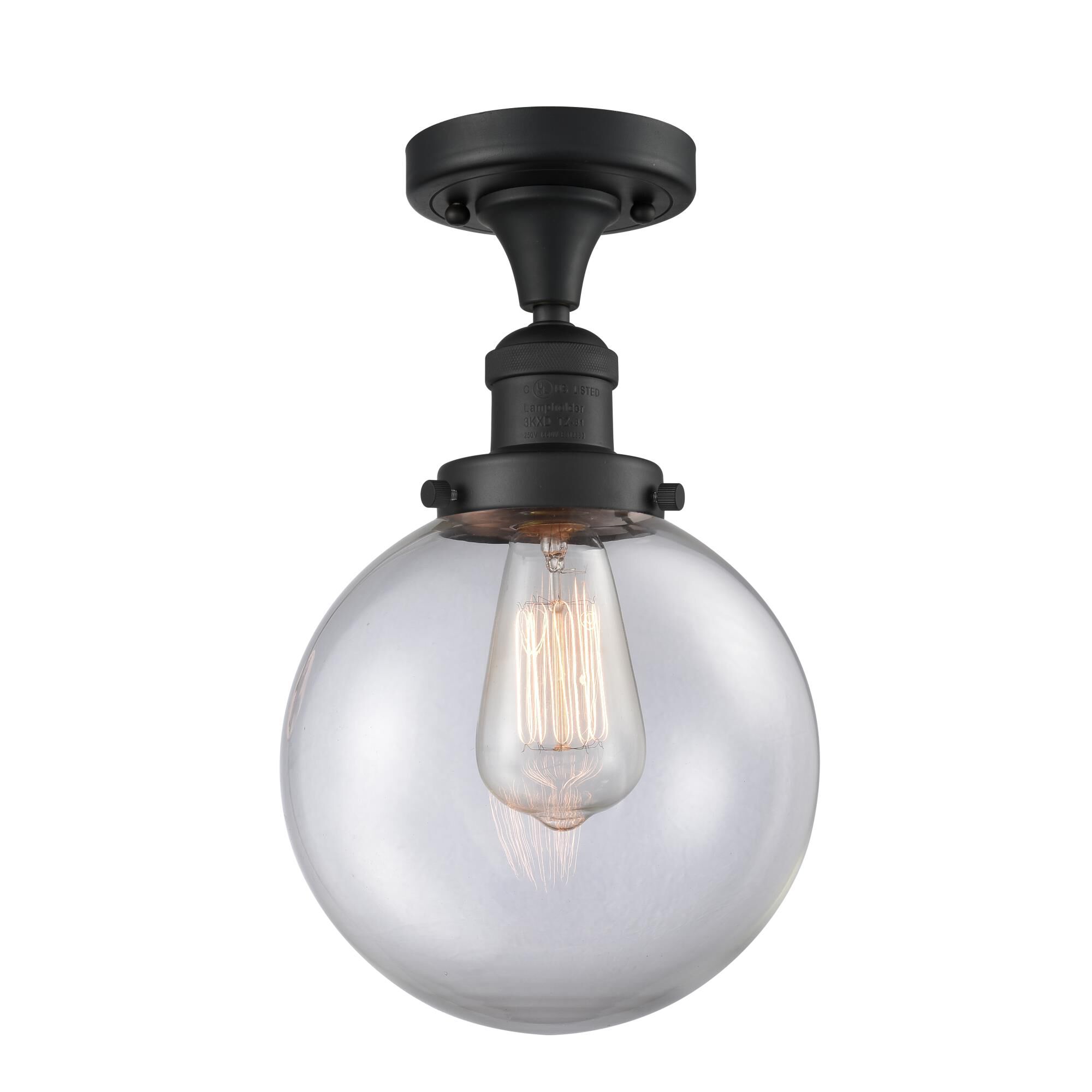 Bruno Marashlian Beacon 8 Inch 1 Light Semi Flush Mount by Innovations Lighting