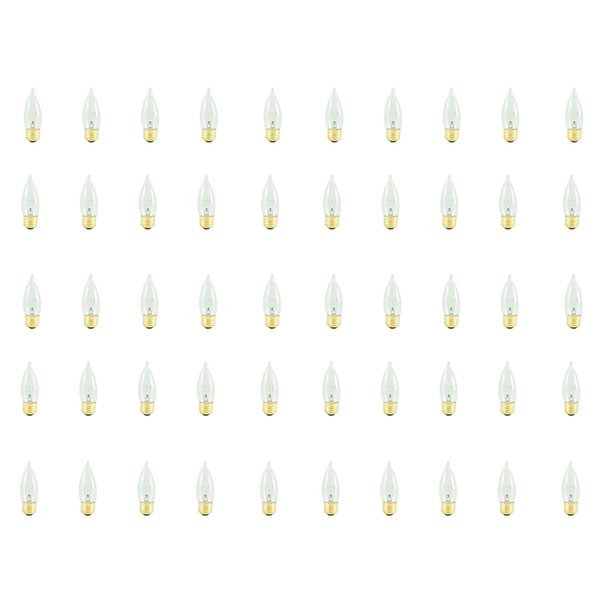 40 Watt 2700K CA10 Incandescent Light Bulb,