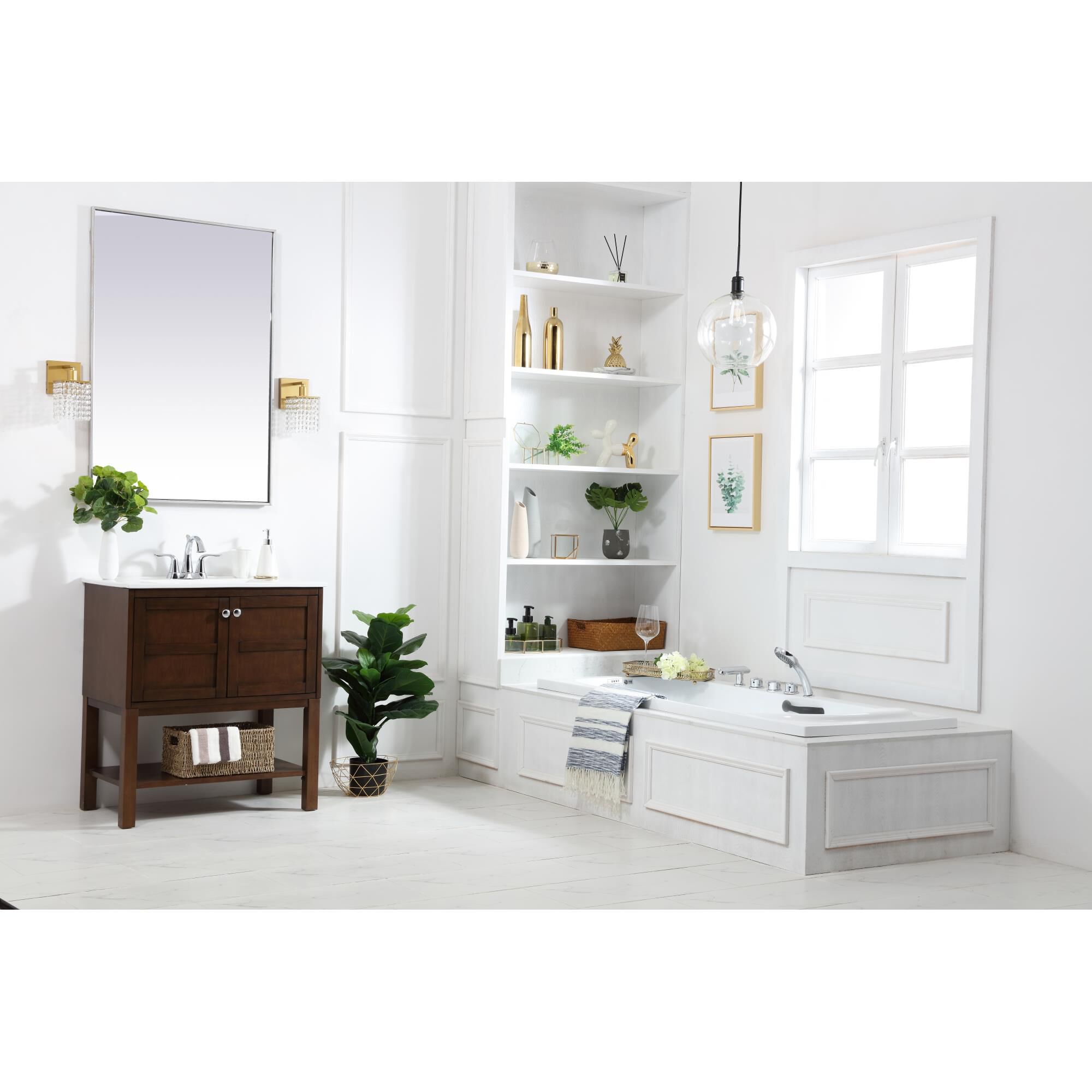 Shown in Antique Coffee finish