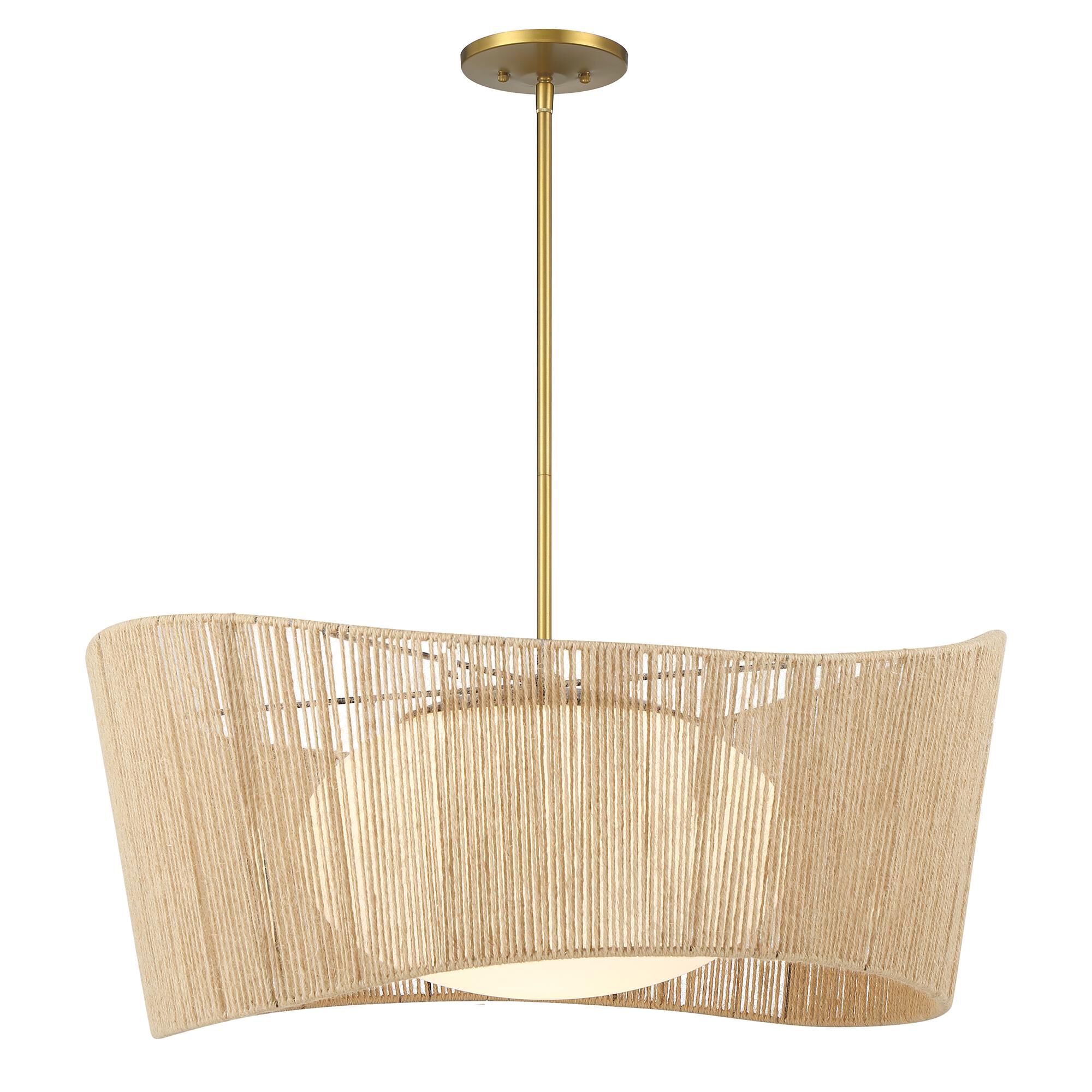 Shown in Soft Brass finish and Etched Opal glass