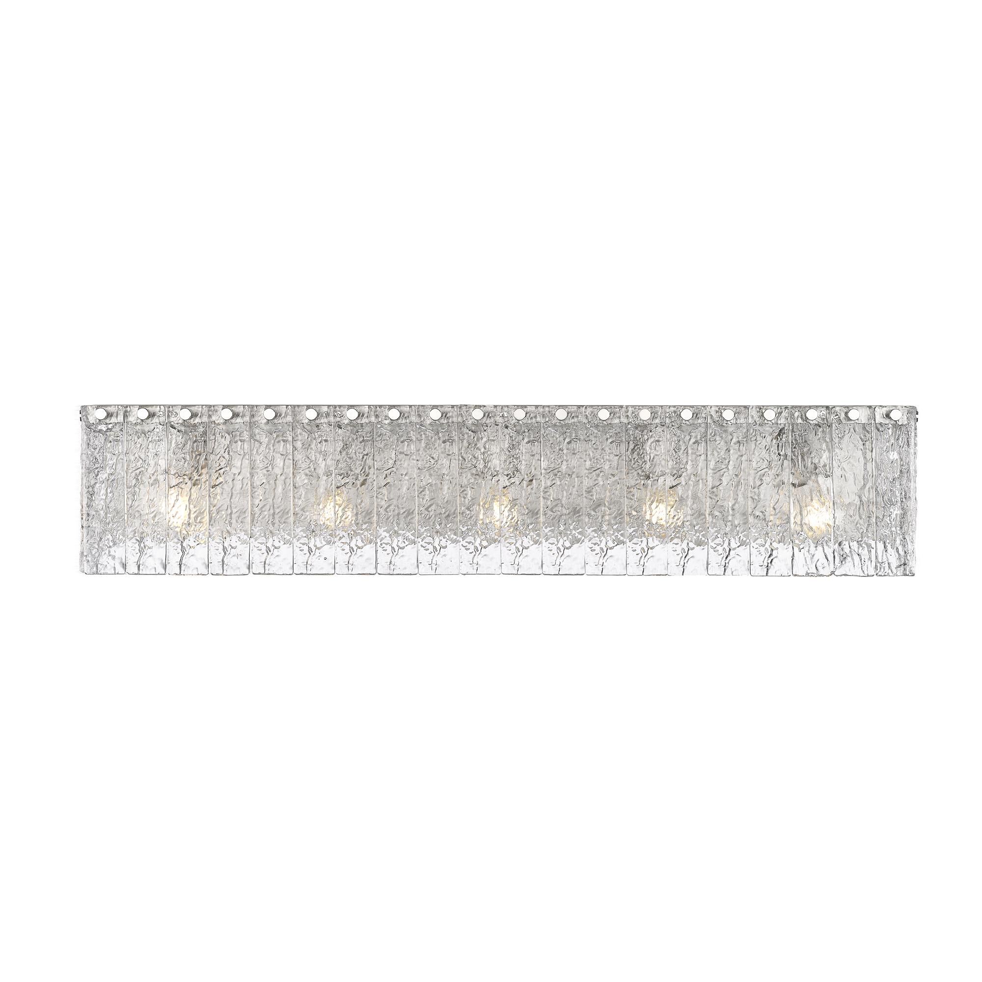 Shown in Brushed Nickel finish and Clear glass and Clear shade