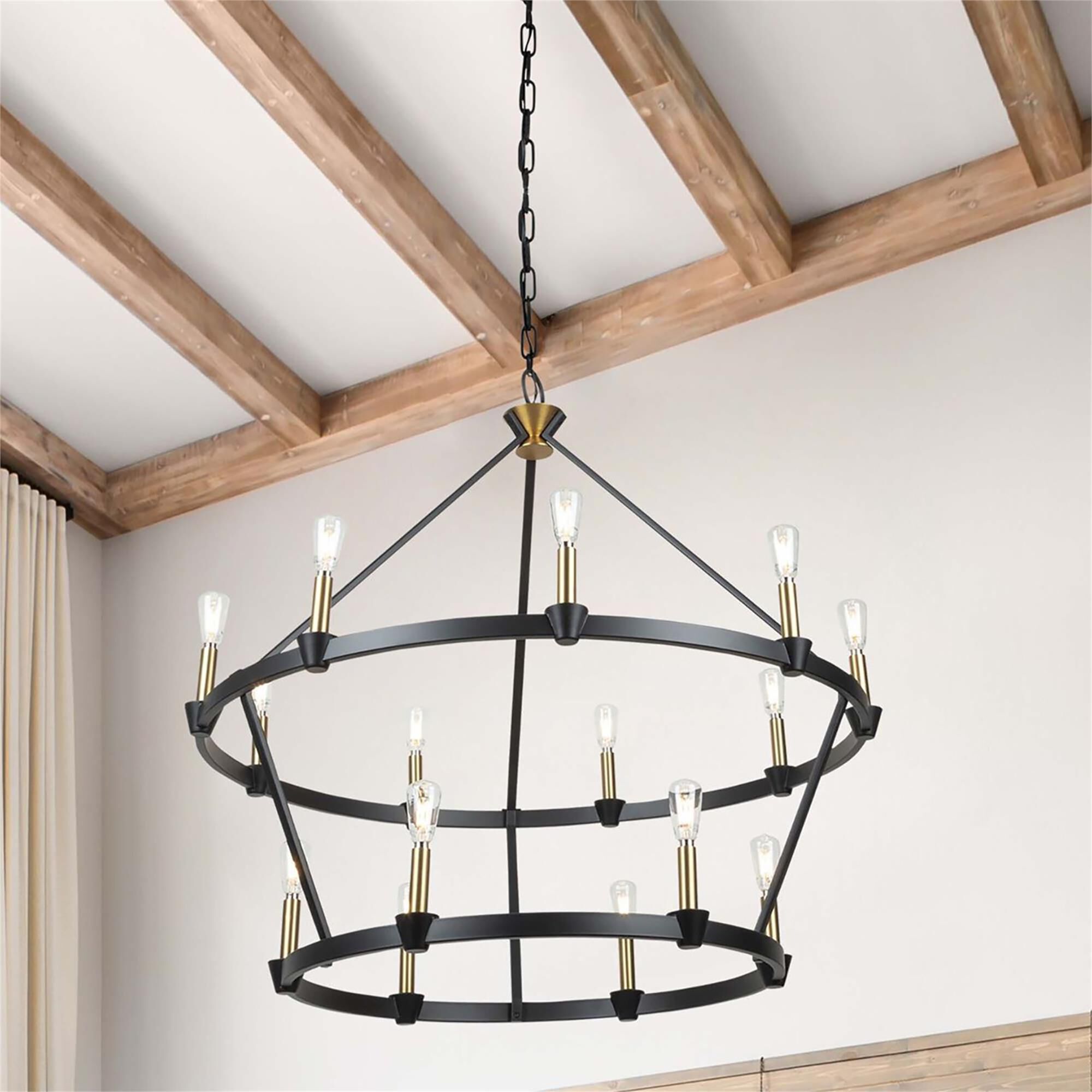 Kevin Kraemer Notting Hill 36 Inch 15 Light Chandelier,
