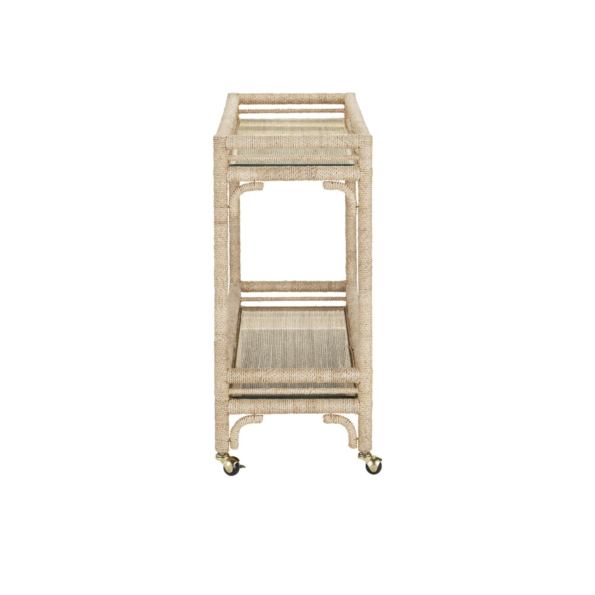 Olisa Bar Cart by Currey and Company
