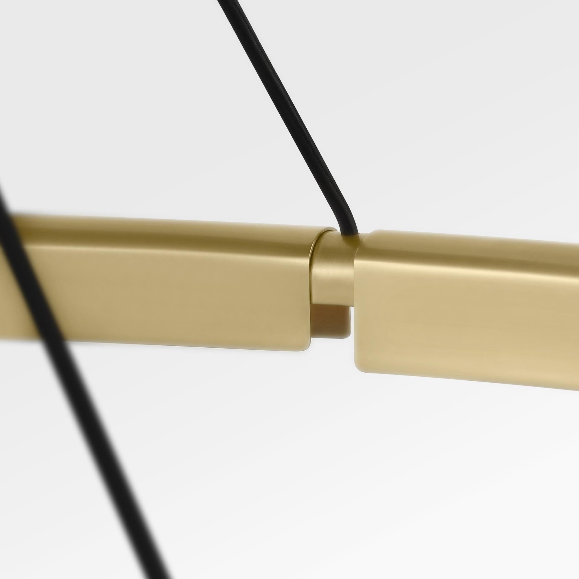 Shown in Hand-Rubbed Antique Brass finish and Brass shade