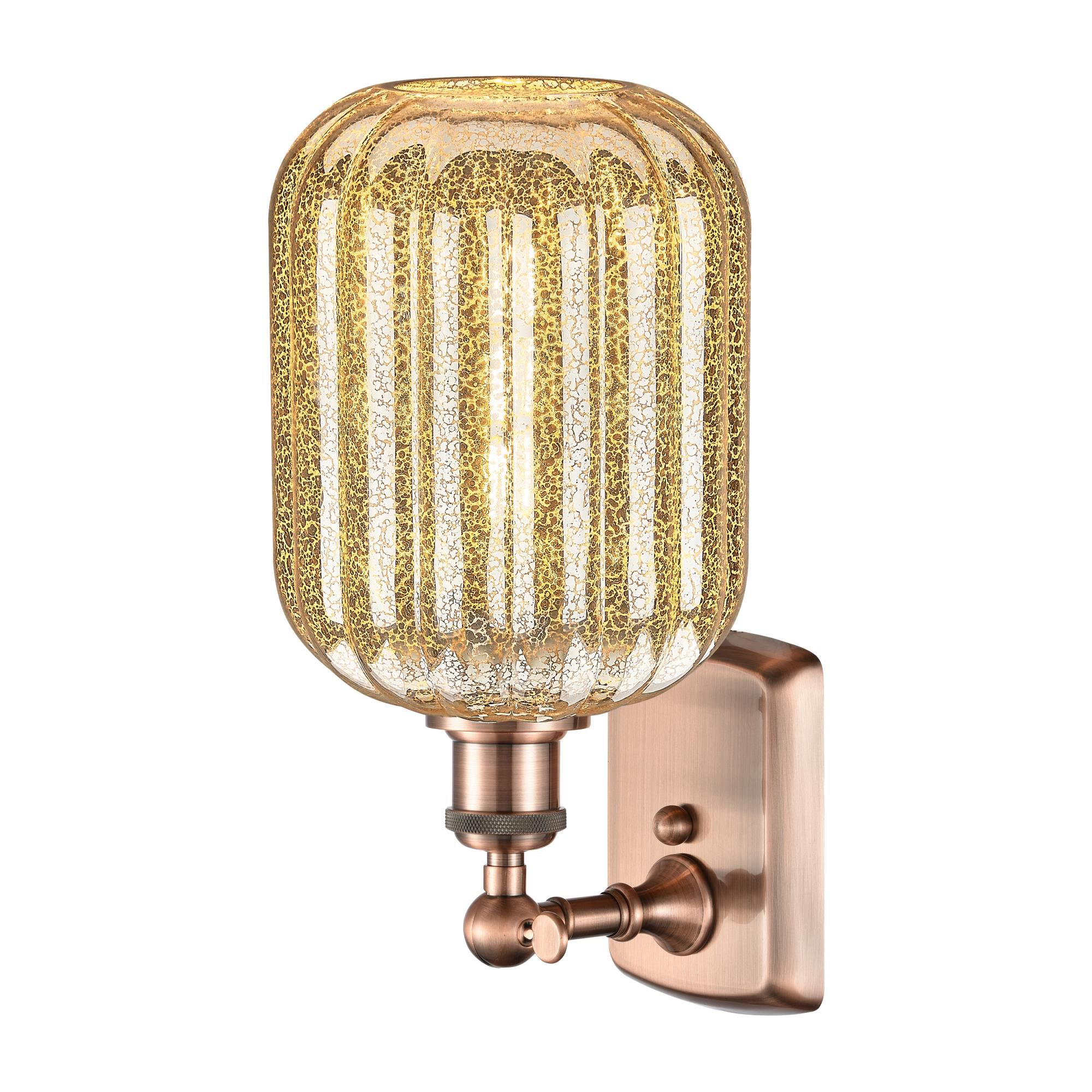 Shown in Antique Copper finish and Mercury glass