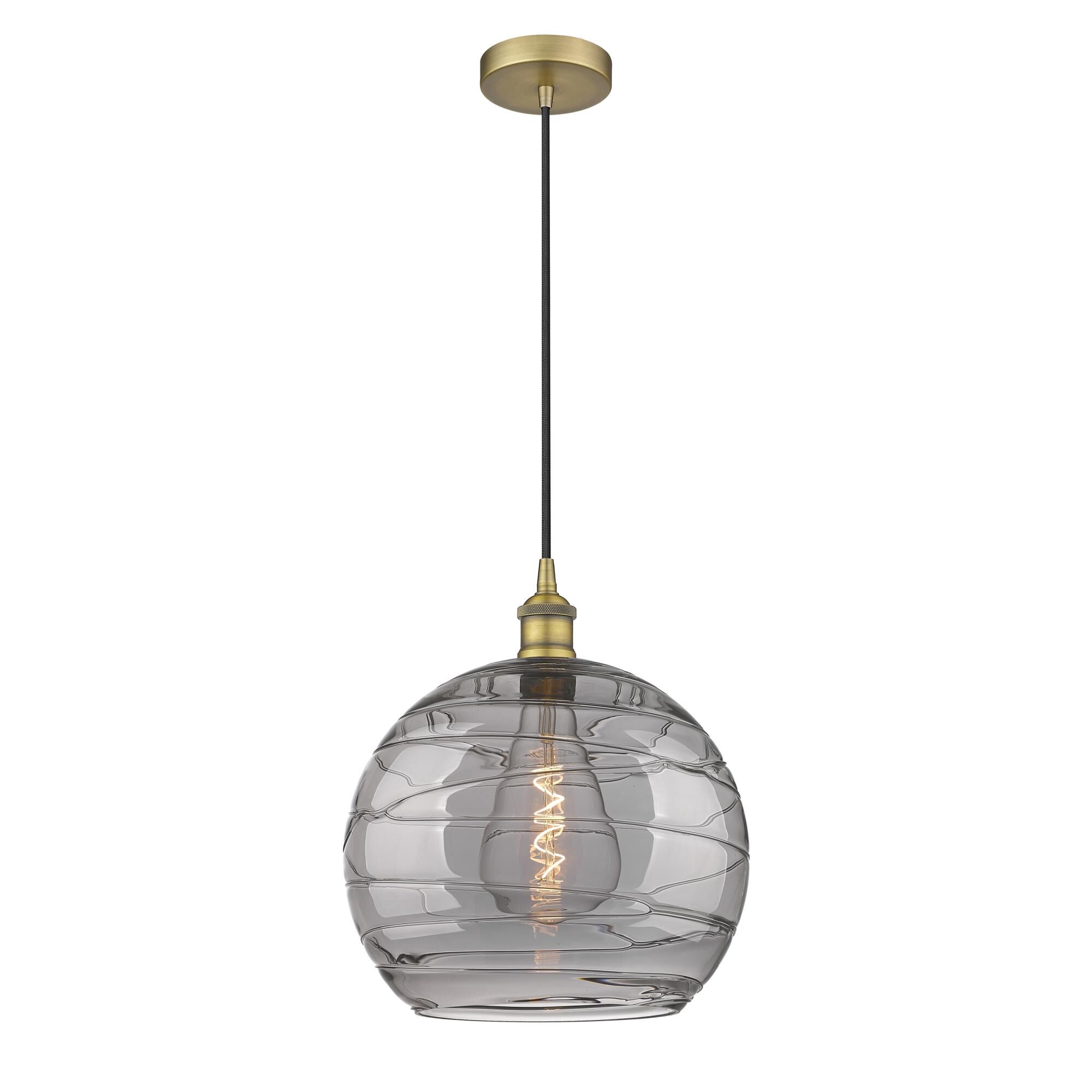 Bruno Marashlian Athens Deco Swirl 14 Inch Large Pendant by Innovations Lighting