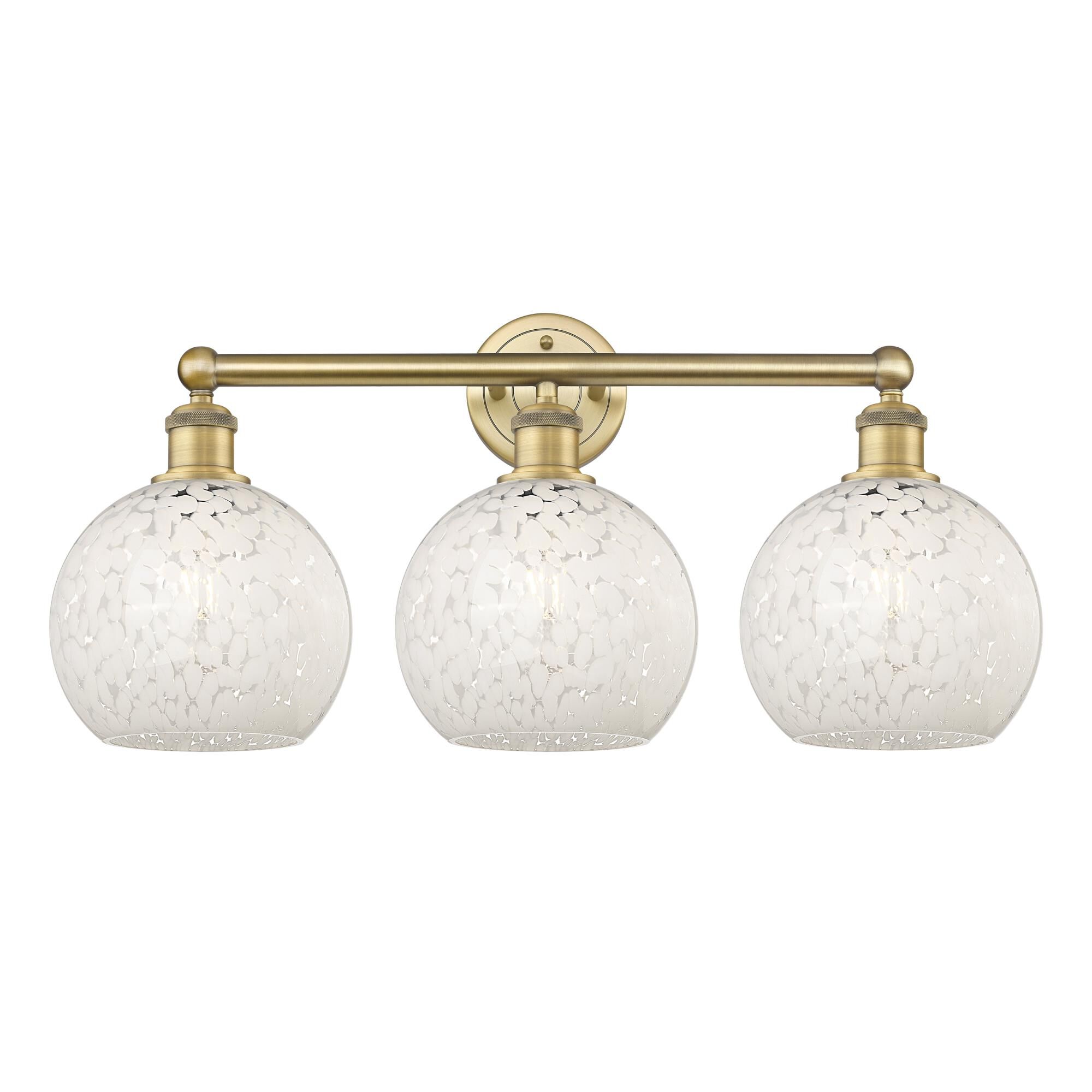 Bruno Marashlian White Mouchette 26 Inch Bath Vanity Light by Innovations Lighting