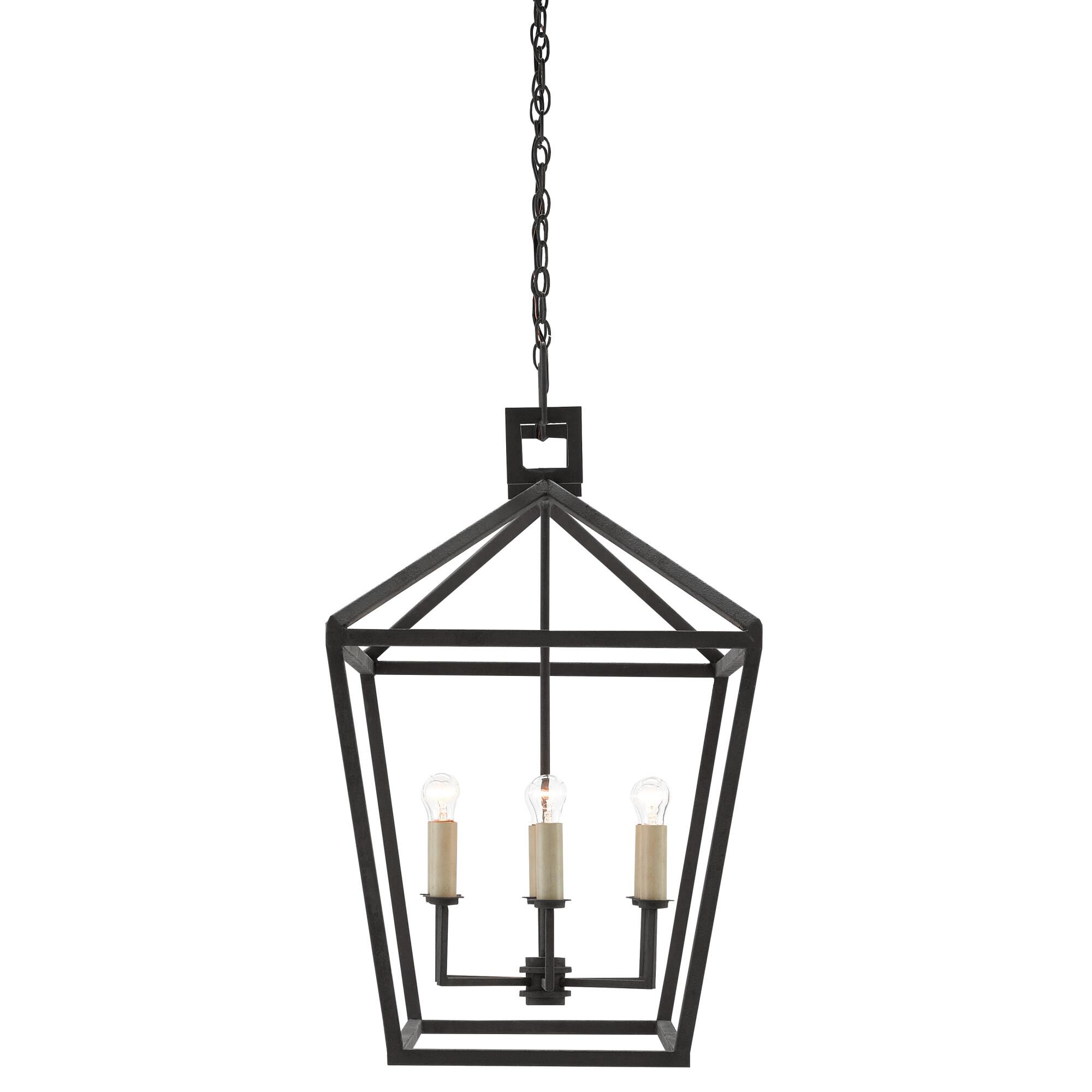 Denison 40 Inch 6 Light Linear Suspension Light by Currey and Company