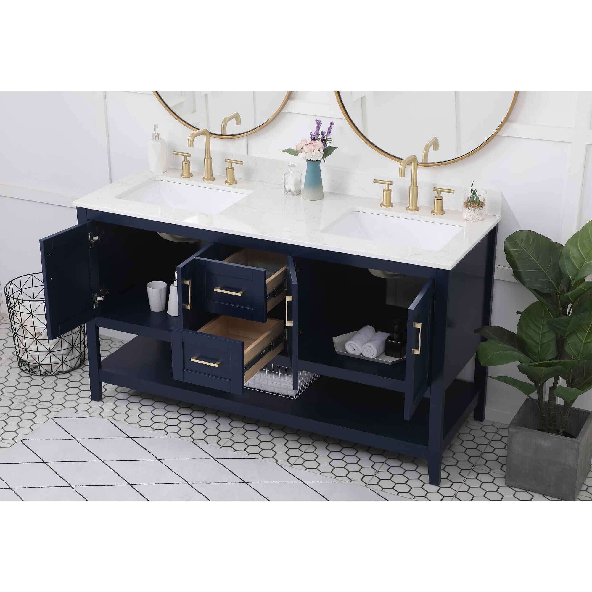 Aubrey Bath Vanity by Elegant Decor