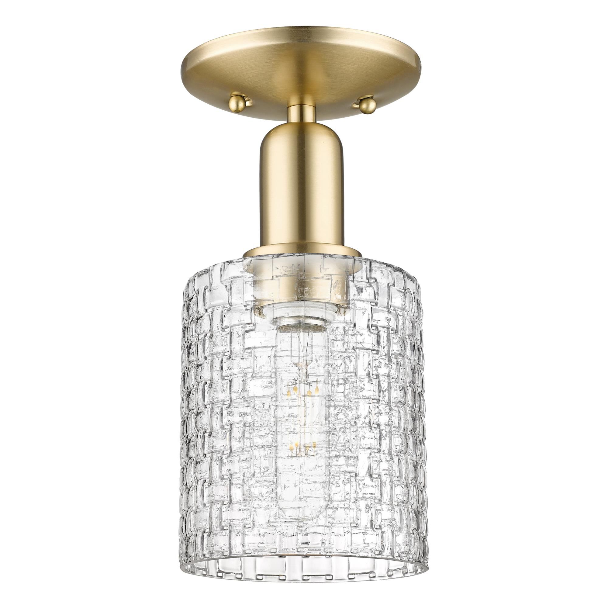 Bruno Marashlian Cobbleskill 5 Inch Semi Flush Mount by Innovations Lighting