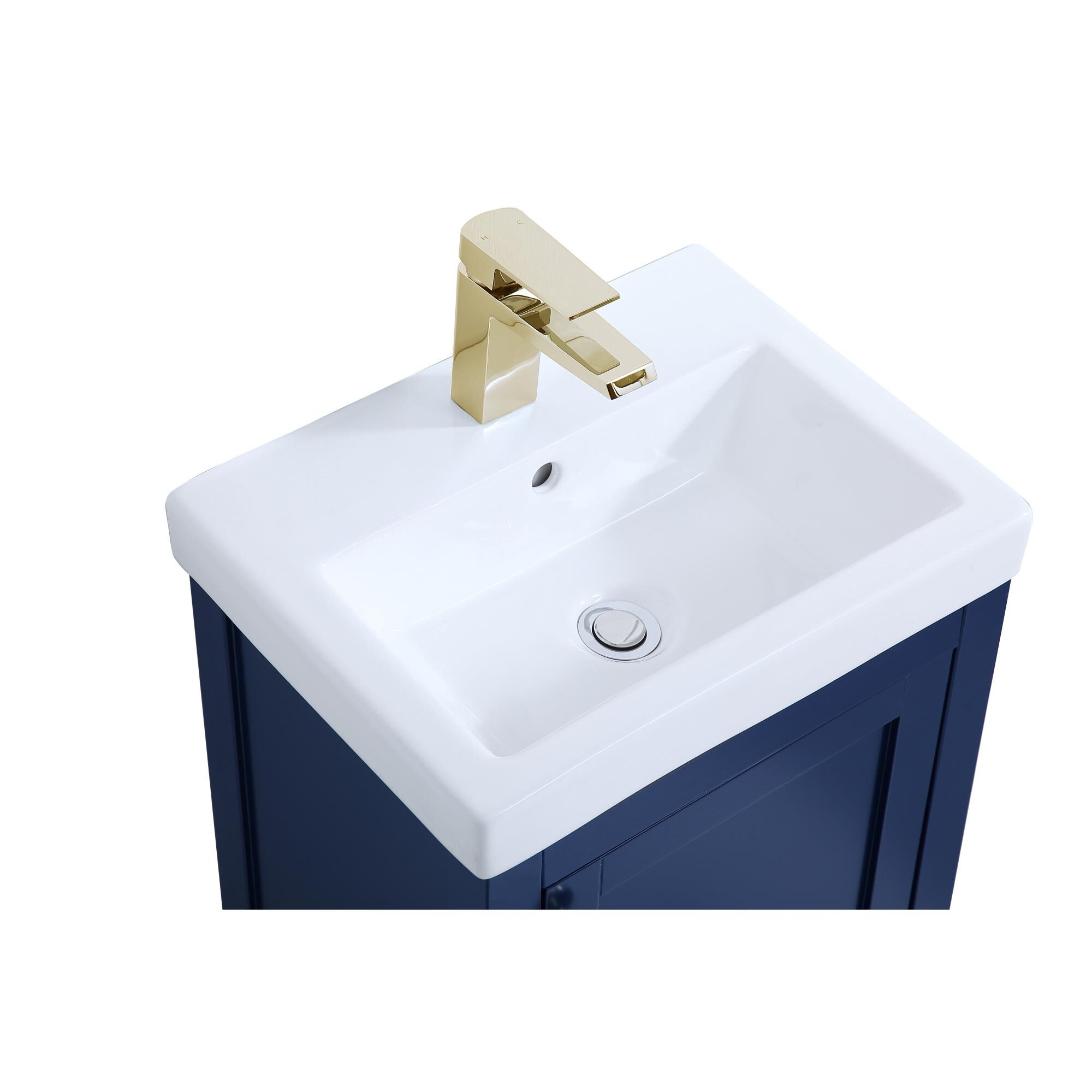 Shown in Blue And Gold With White finish