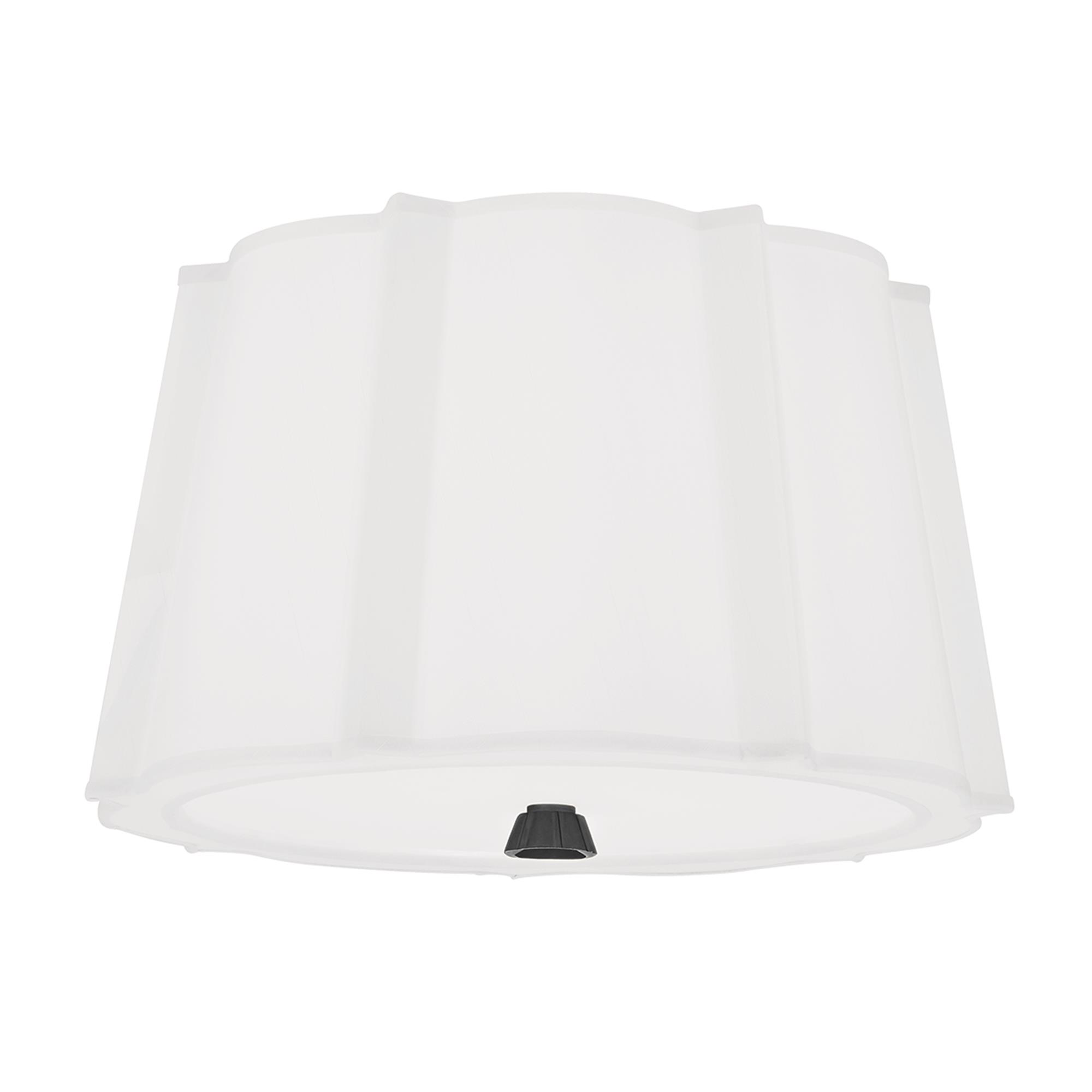 Humphrey 17 Inch 2 Light Semi Flush Mount,