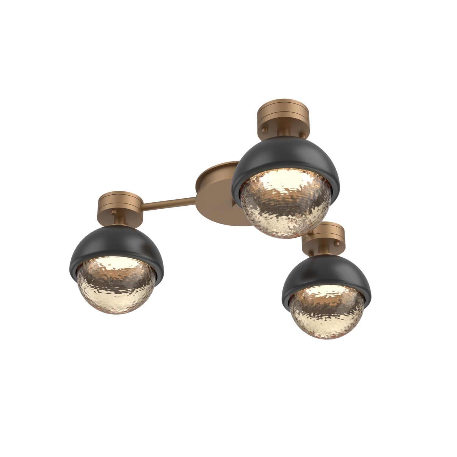 Levi Wilson Cabochon 23 Inch Flush Mount by Hammerton Studio