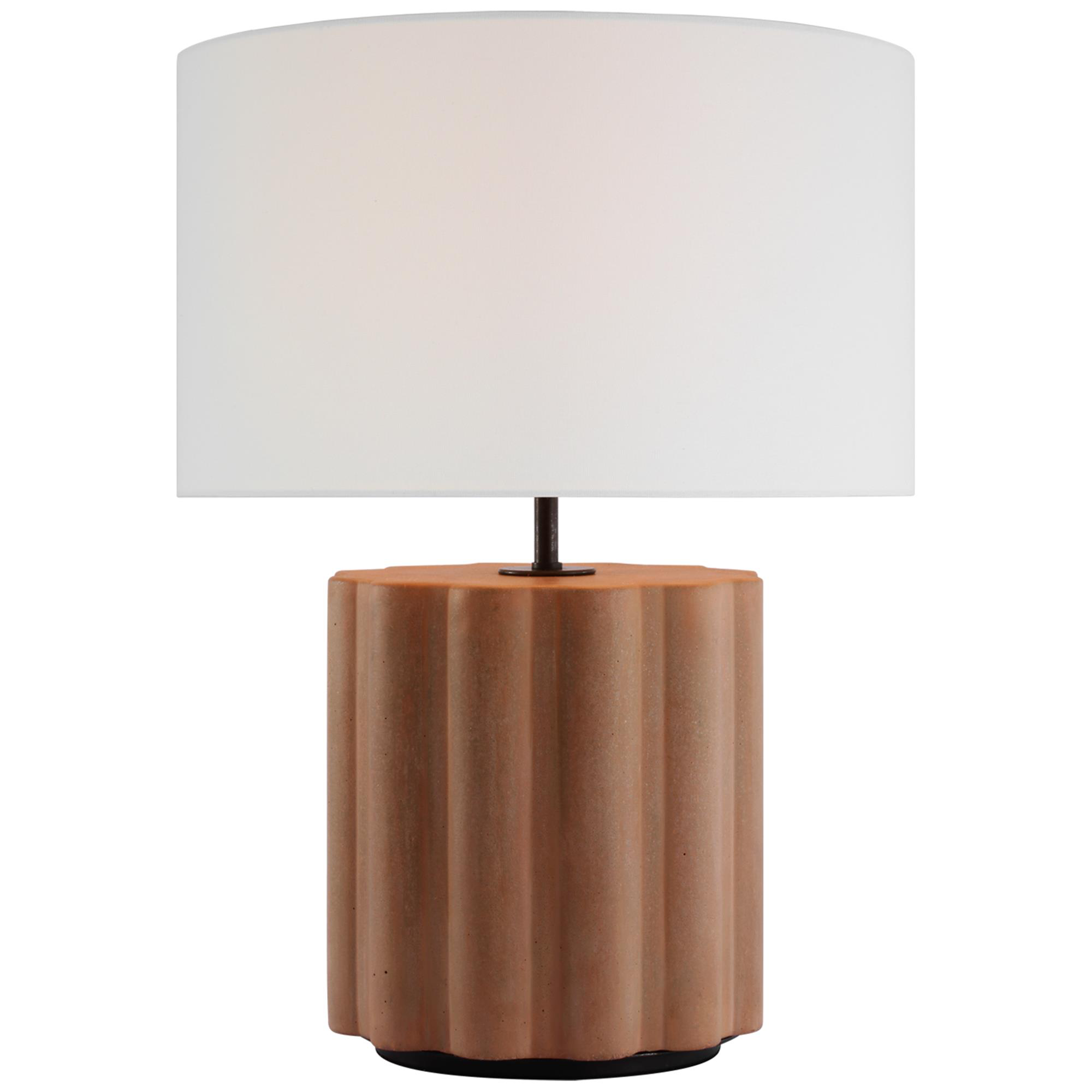Shown in Terracotta Stained Concrete finish
